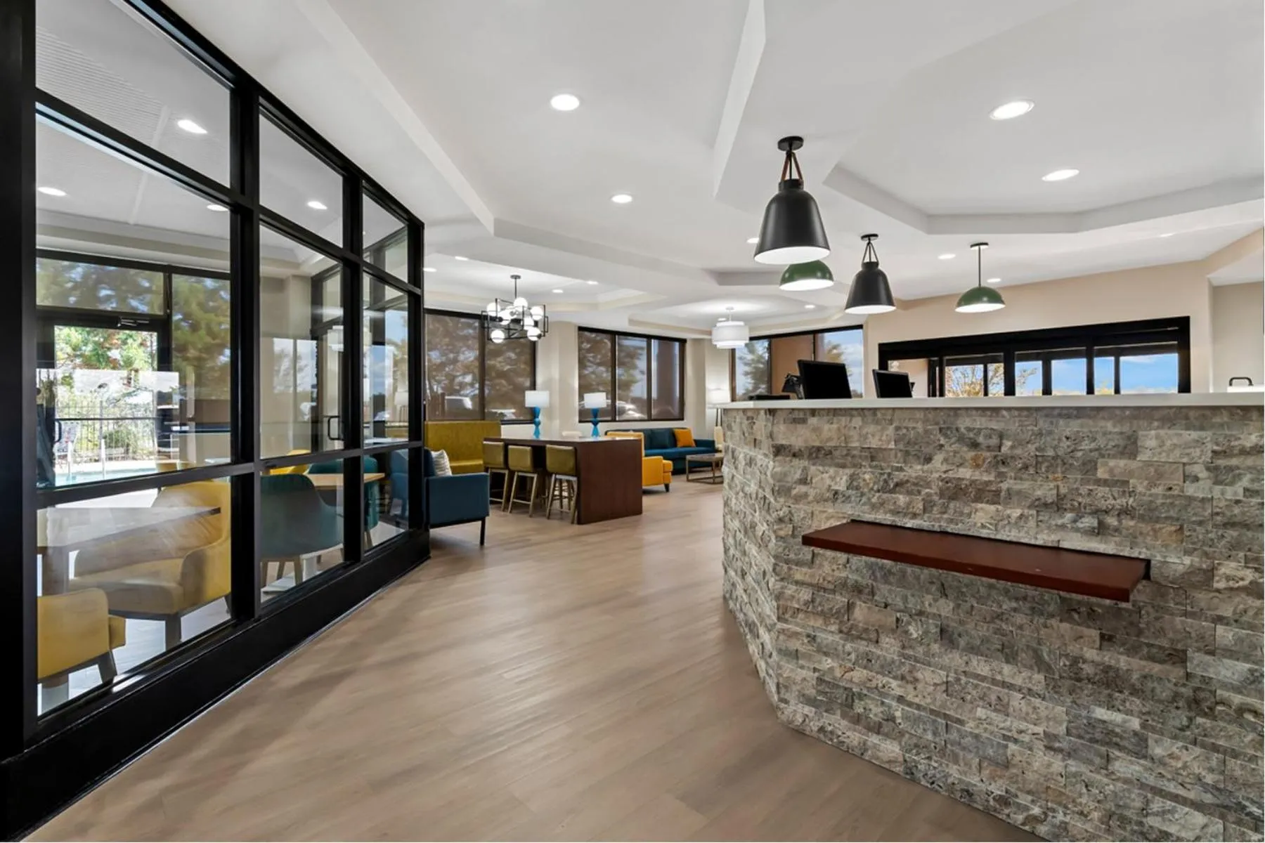 Lobby or reception in Comfort Suites Augusta Riverwatch