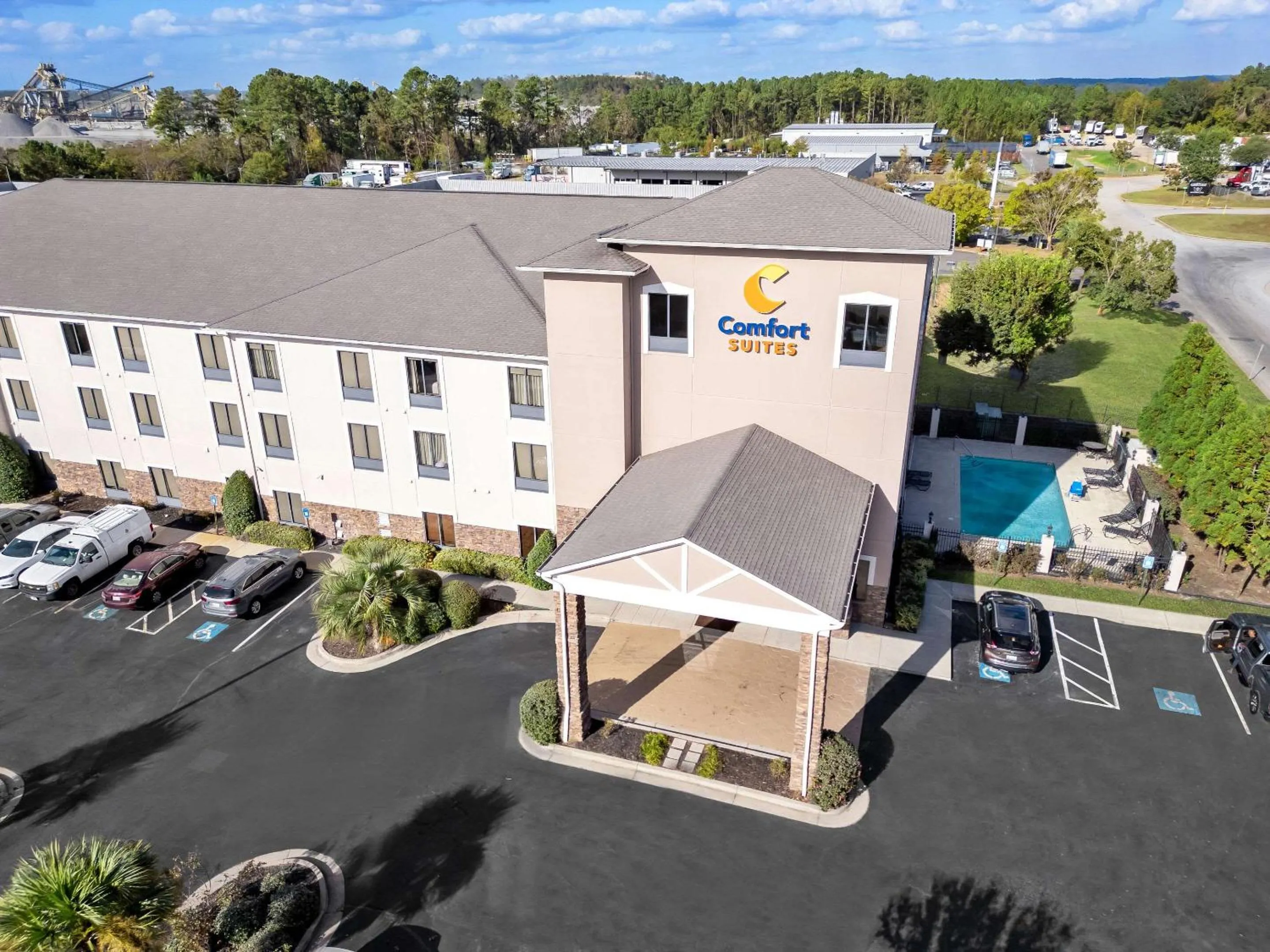 Property building in Comfort Suites Augusta Riverwatch