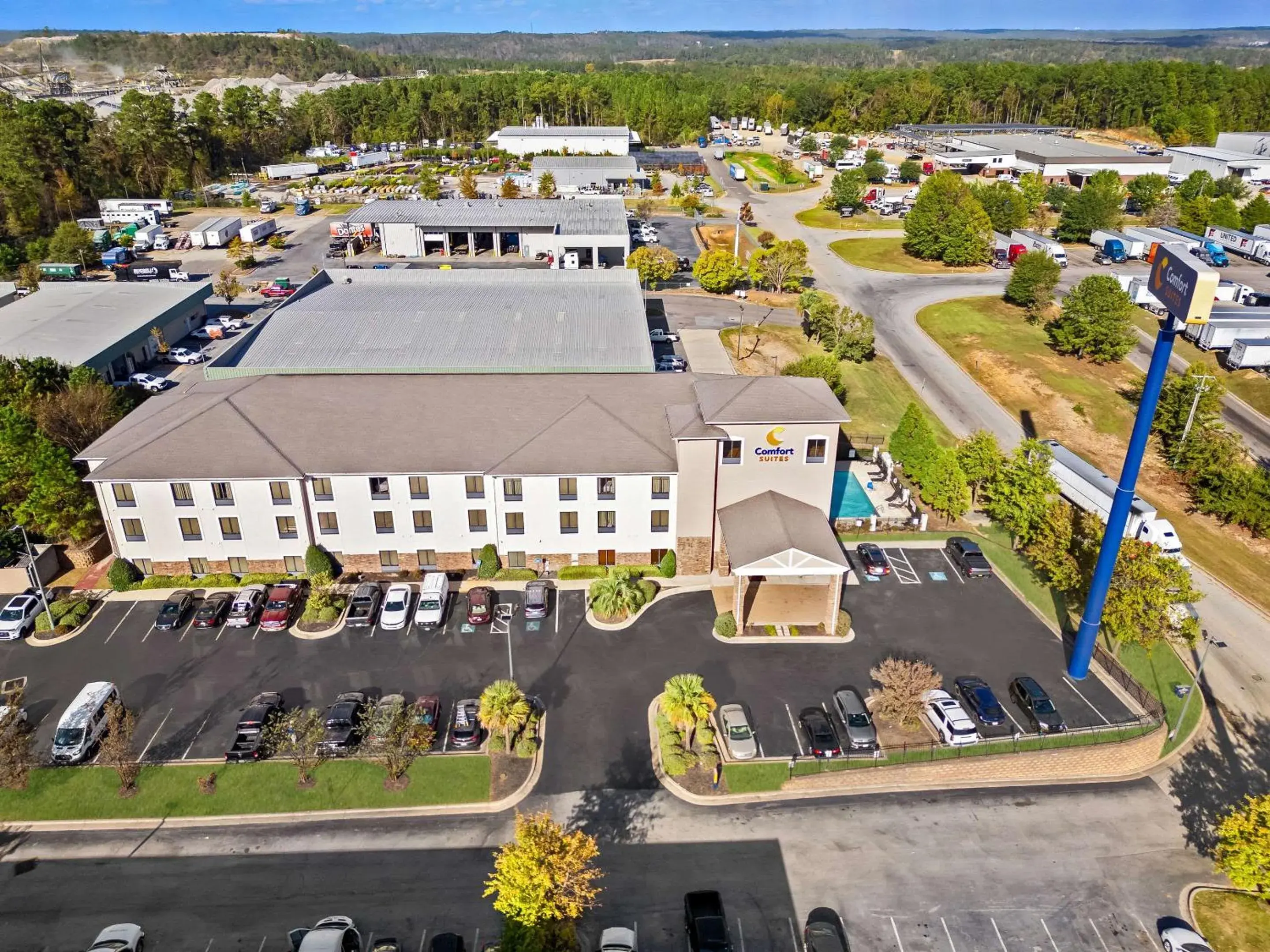 Property building in Comfort Suites Augusta Riverwatch Property building in Comfort Suites Augusta Riverwatch
