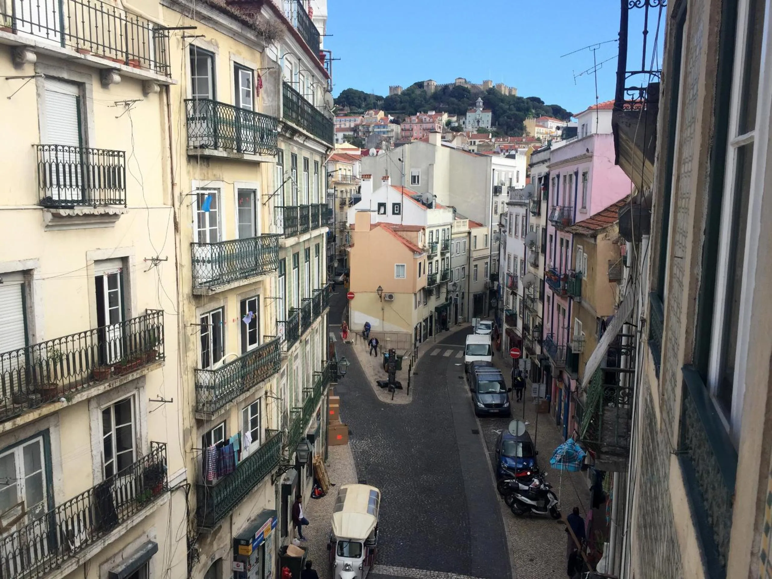 Street view in The Color Hostel