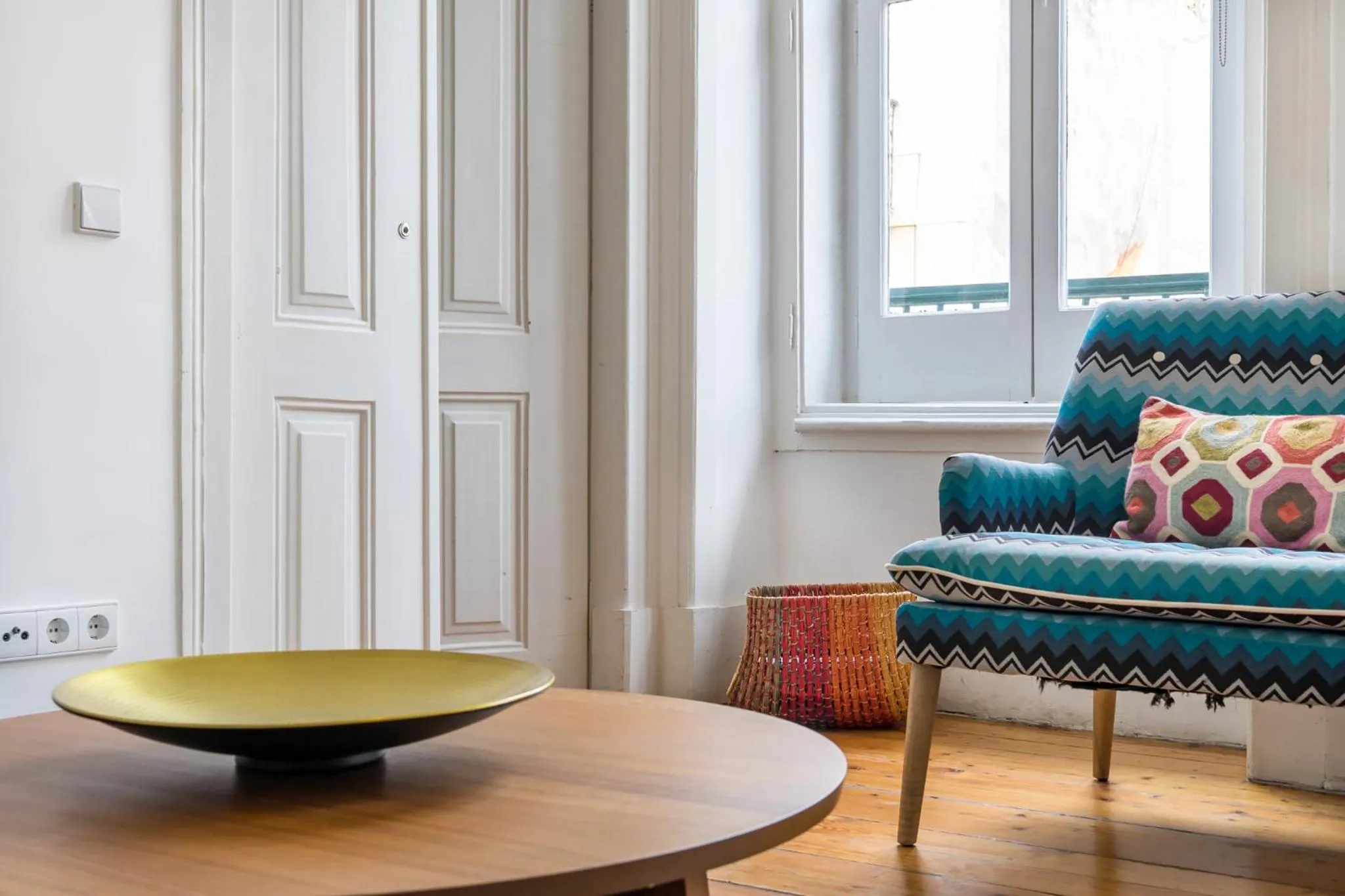 Living room in The Color Hostel