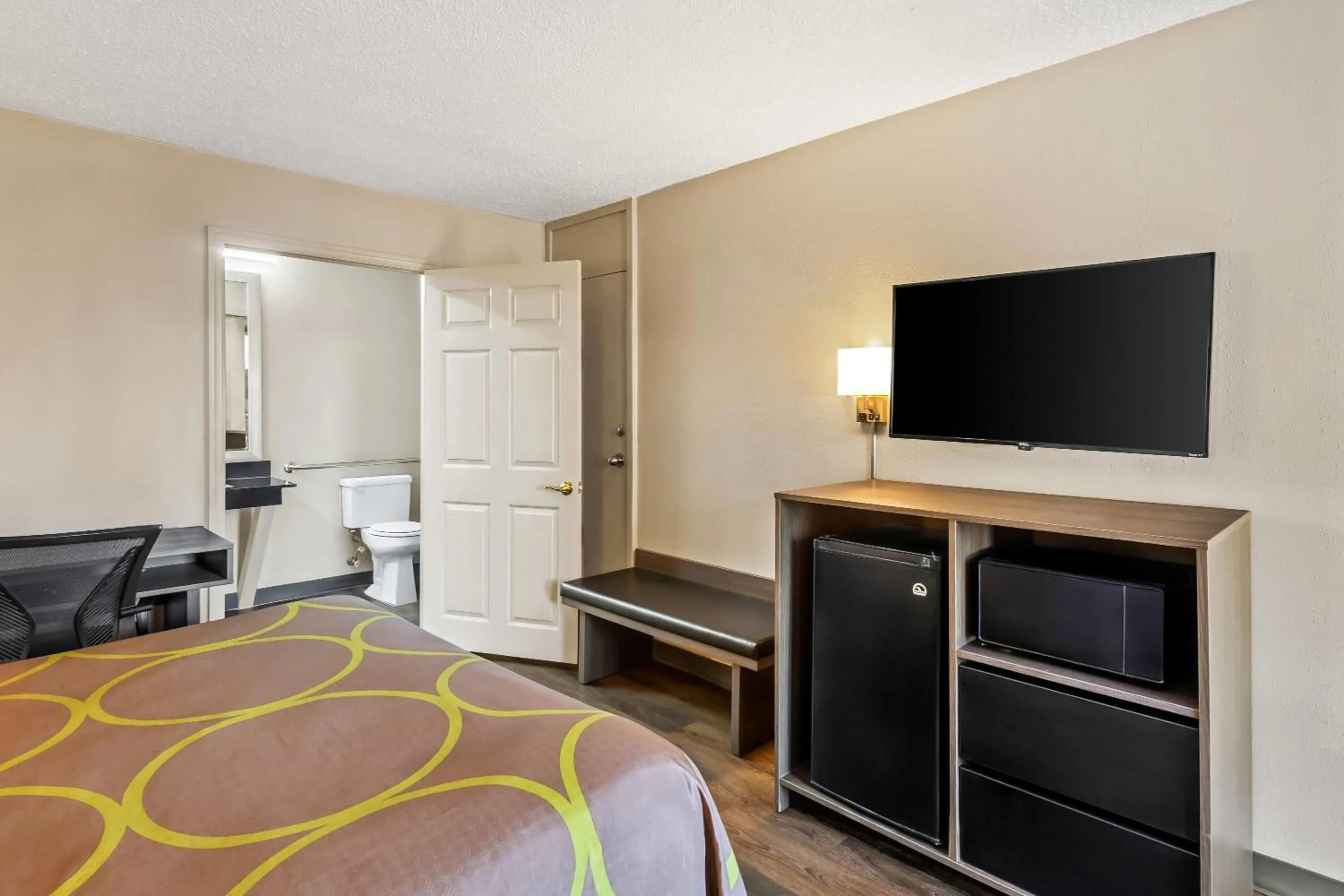 Bed in Super 8 by Wyndham Commerce