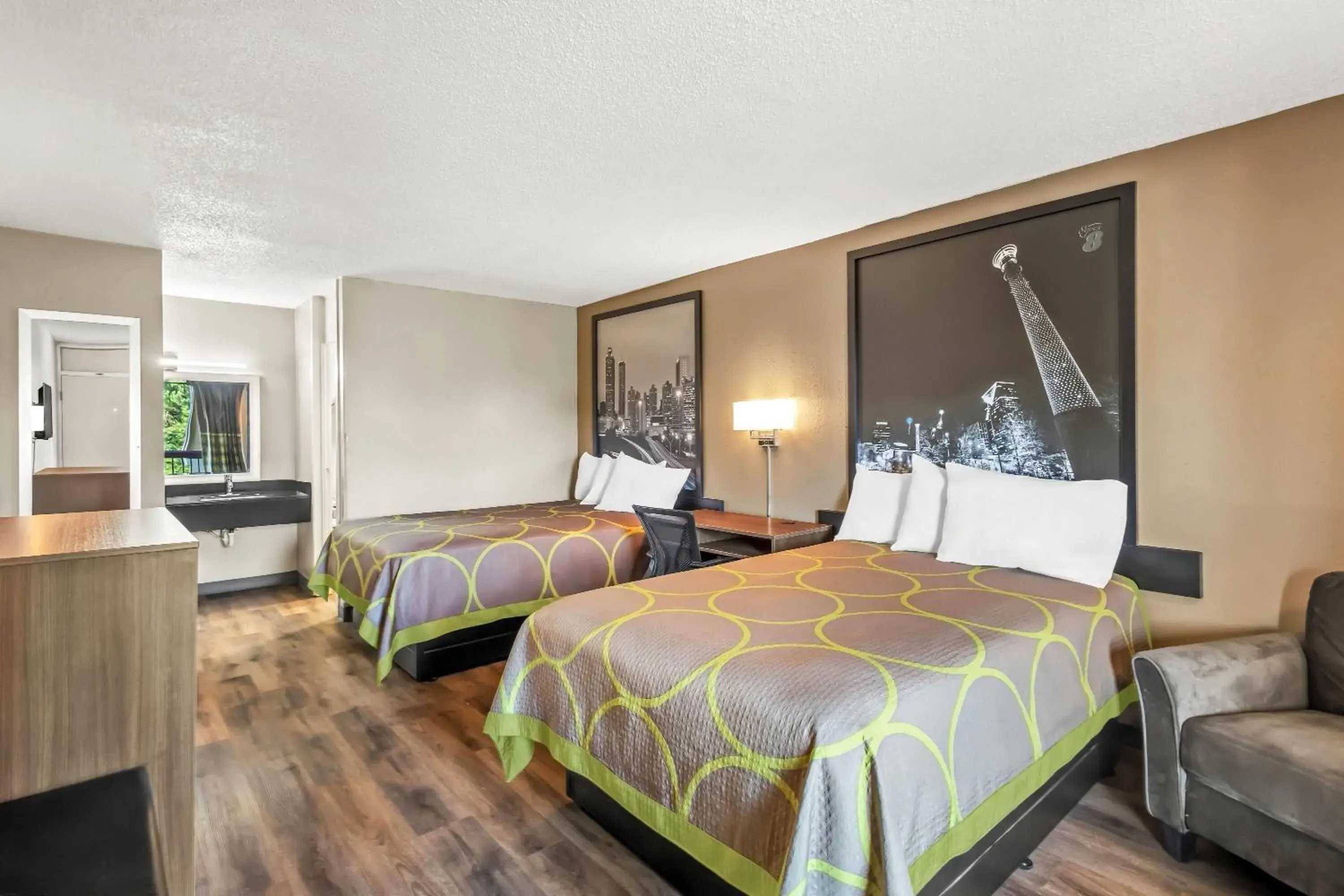 Bed in Super 8 by Wyndham Commerce Bed in Super 8 by Wyndham Commerce