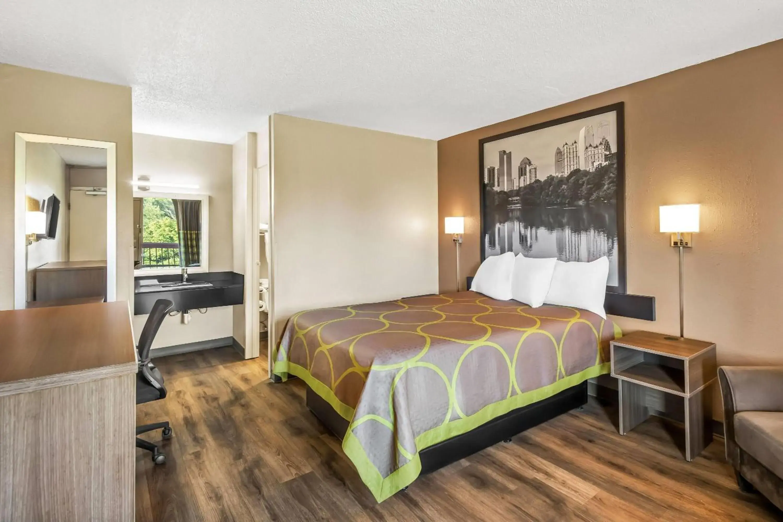 Bed in Super 8 by Wyndham Commerce Bed in Super 8 by Wyndham Commerce