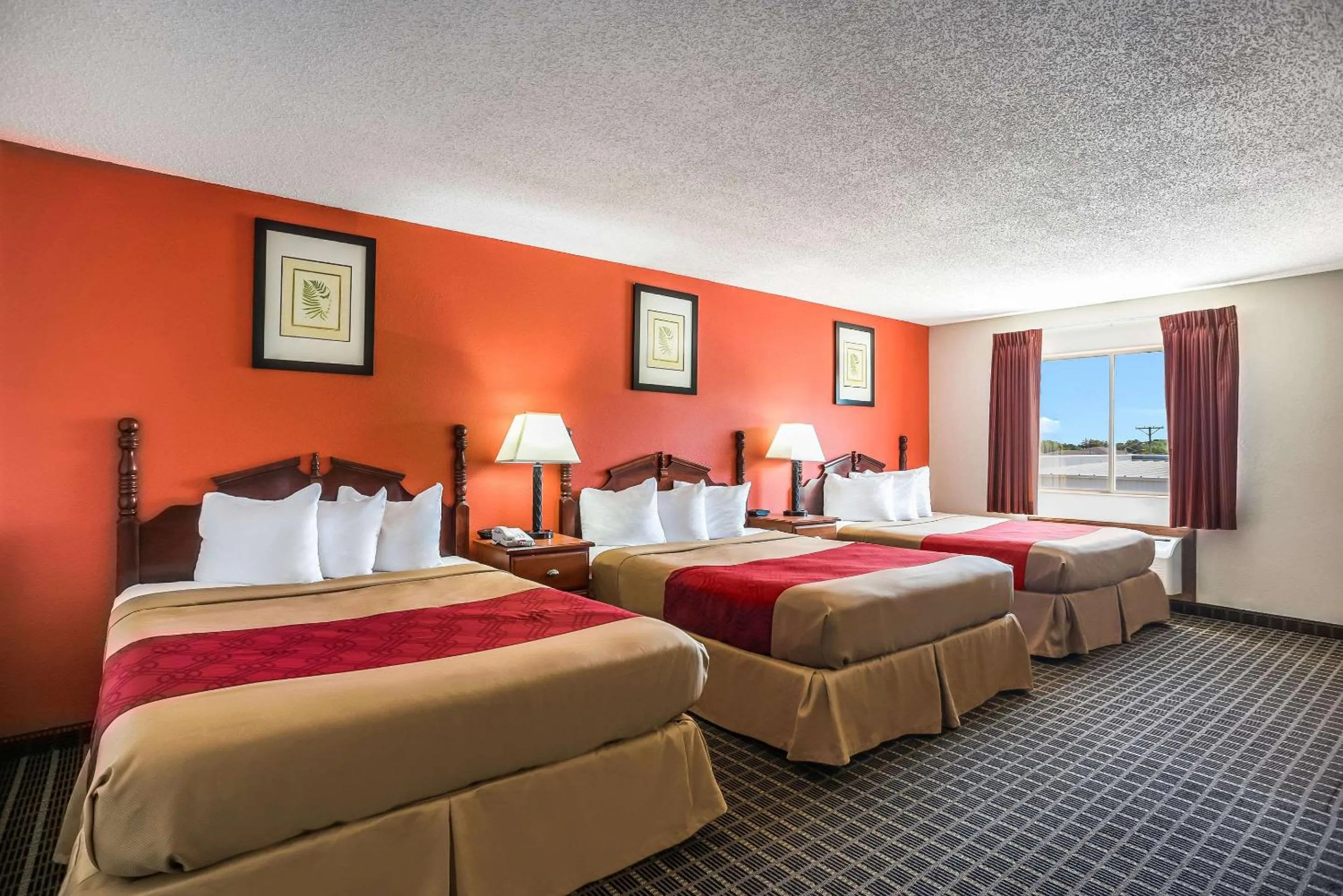 Bedroom, Bed in Rodeway Inn Cedar Rapids Westdale