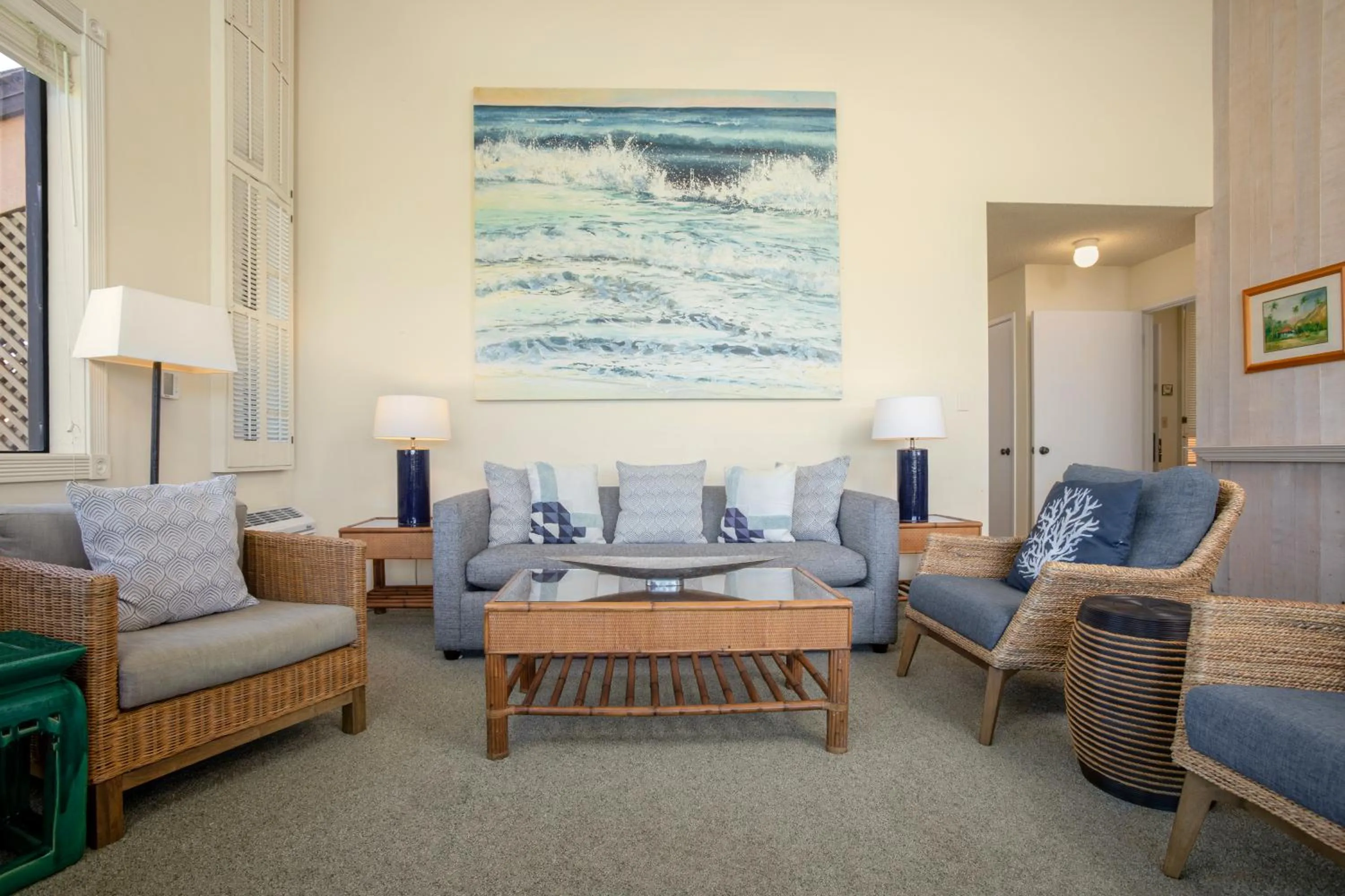 Living room in Wailea Ekahi Village - CoralTree Residence Collection