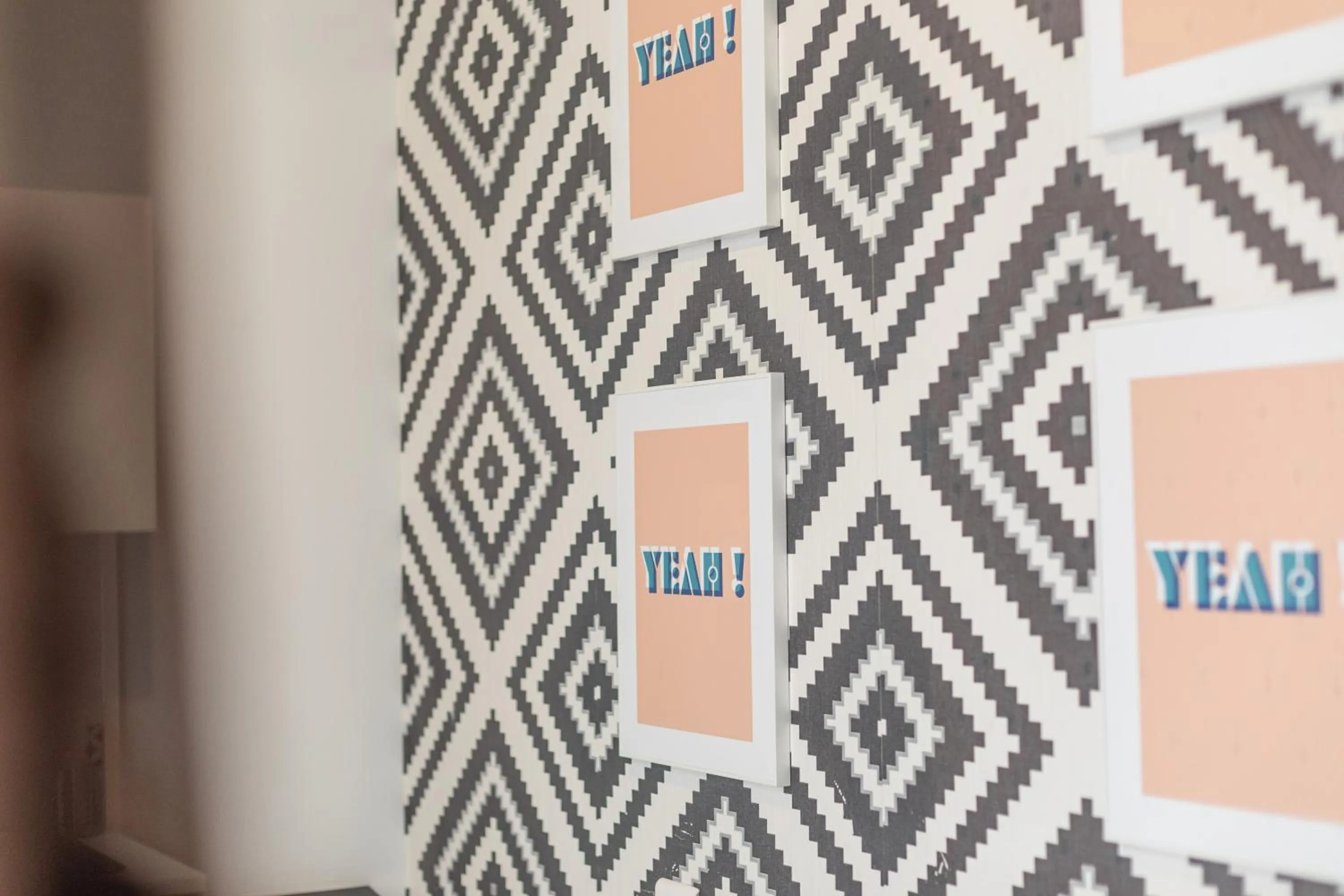 Decorative detail in WS Hôtel de Ville - Musée Pompidou