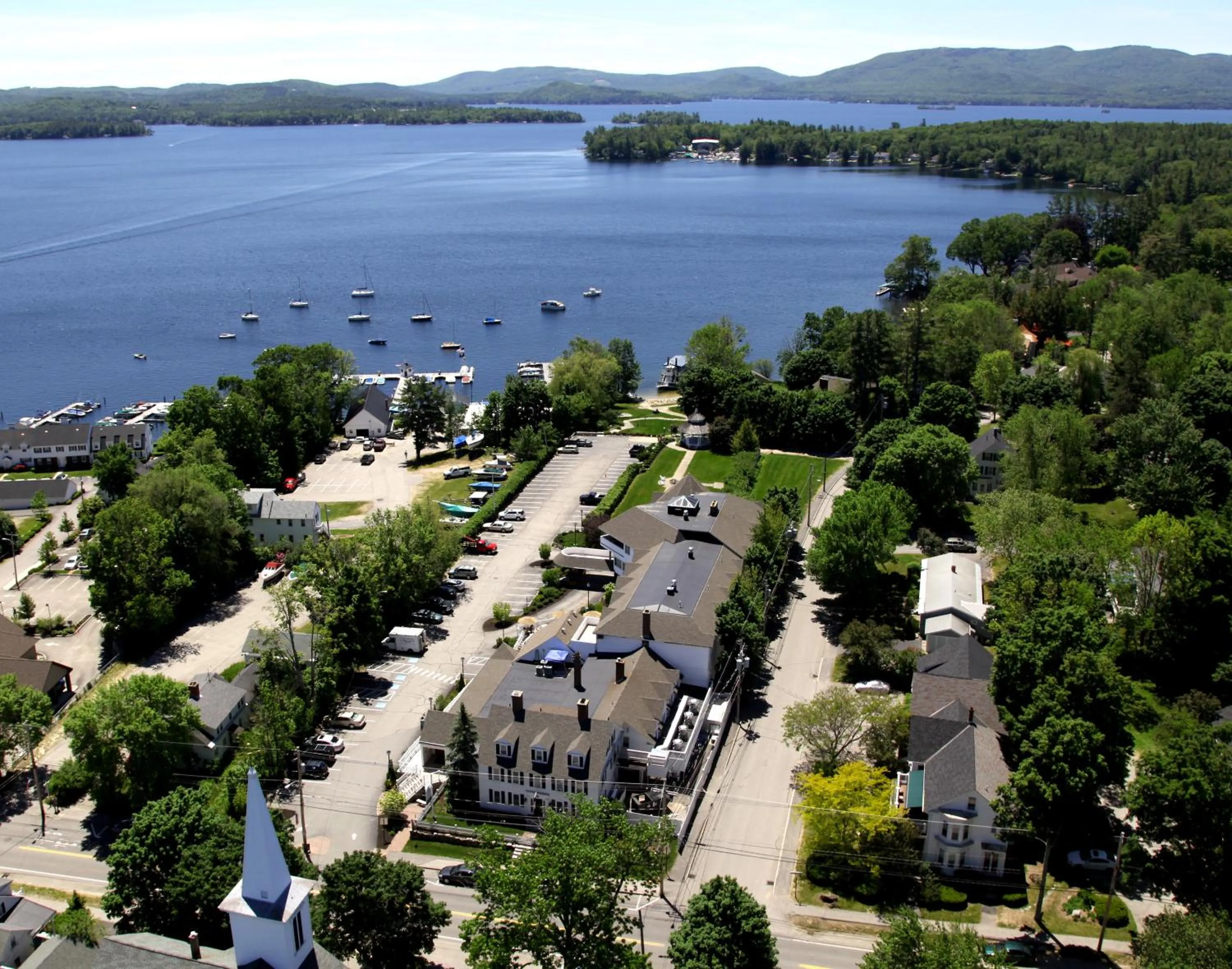 Bird's eye view in Wolfeboro Inn