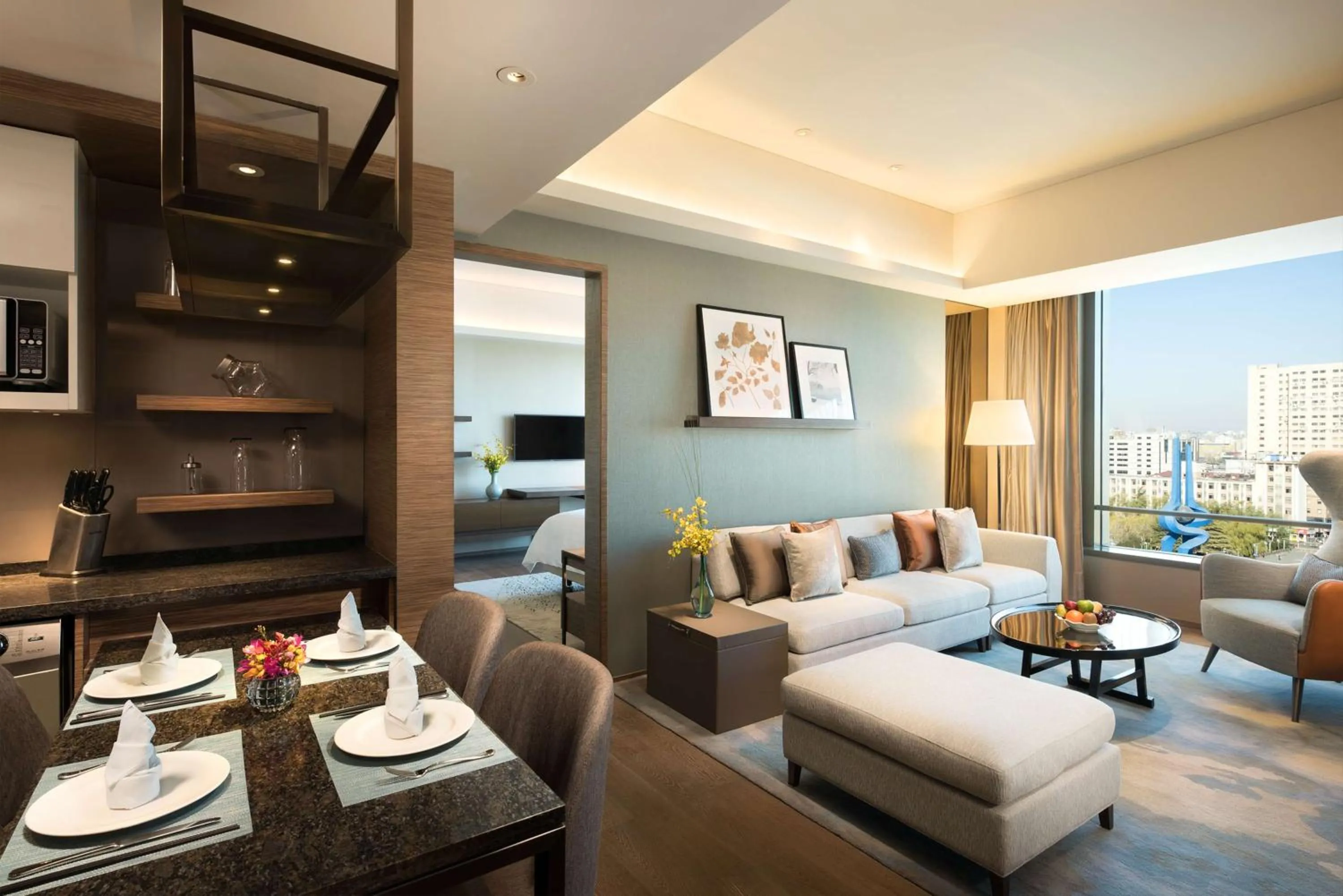 Photo of the whole room in Shangri-La Jinan