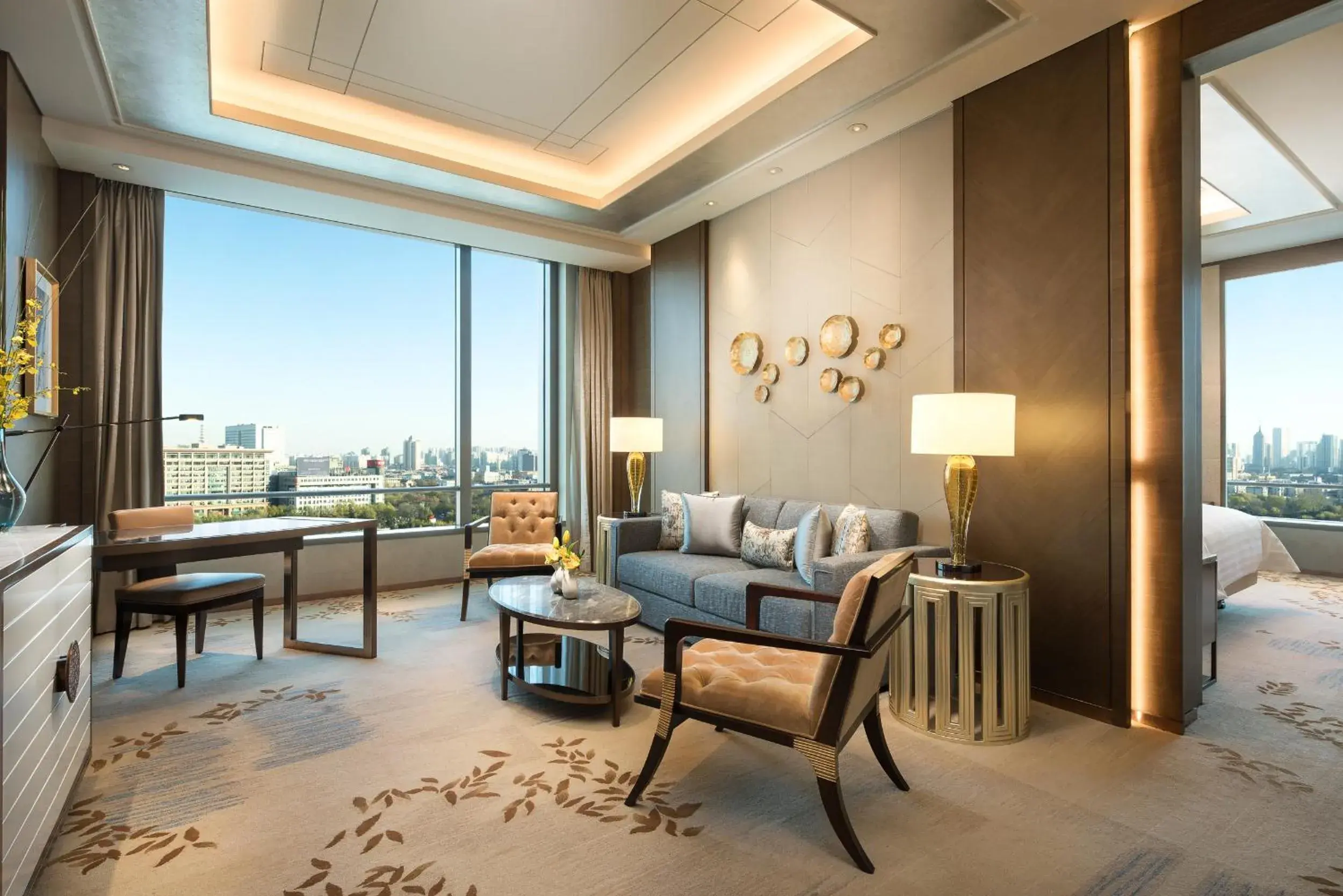 Living room in Shangri-La Jinan Living room in Shangri-La Jinan