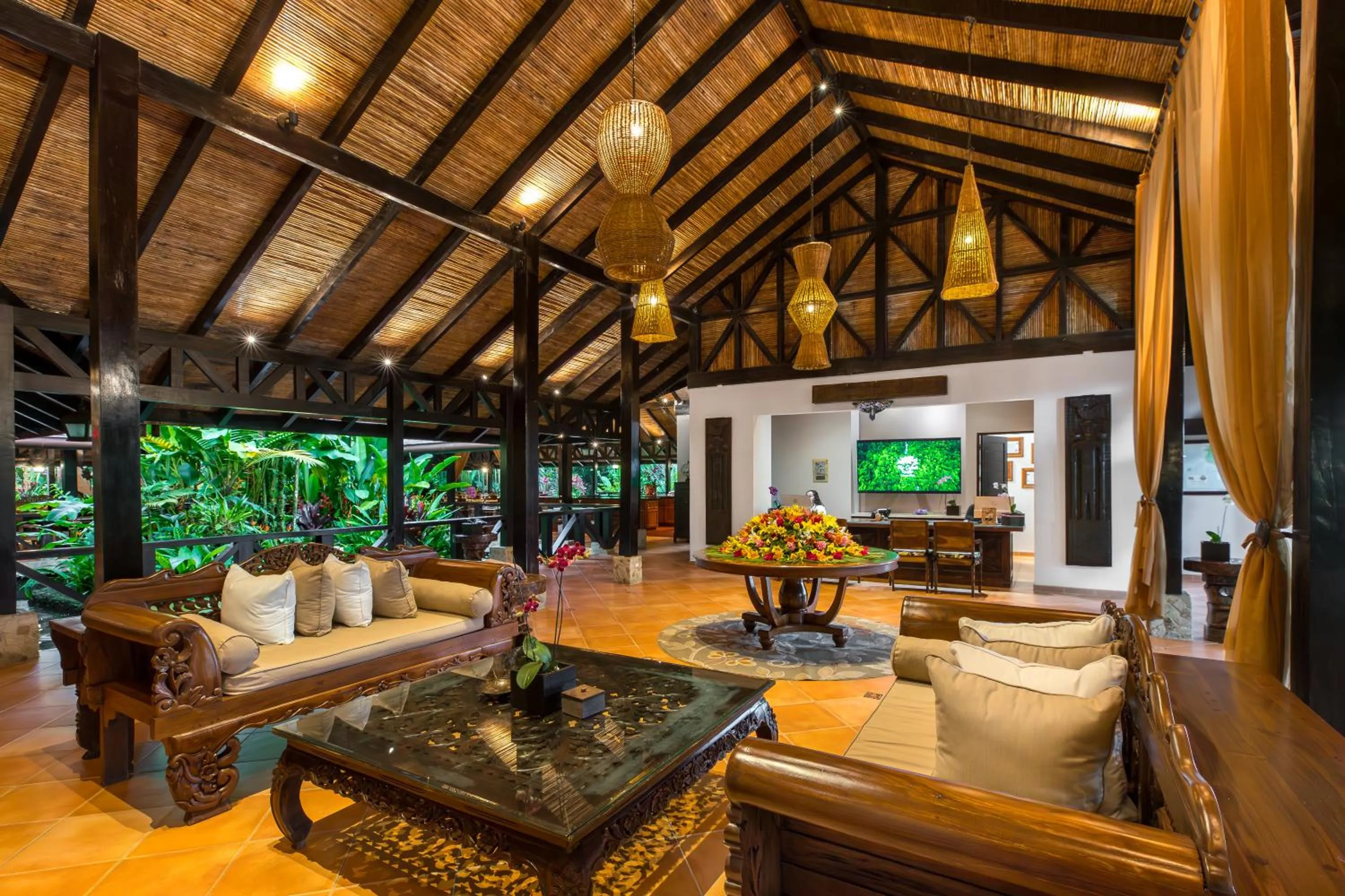 Seating area in Hideaway Rio Celeste Hotel