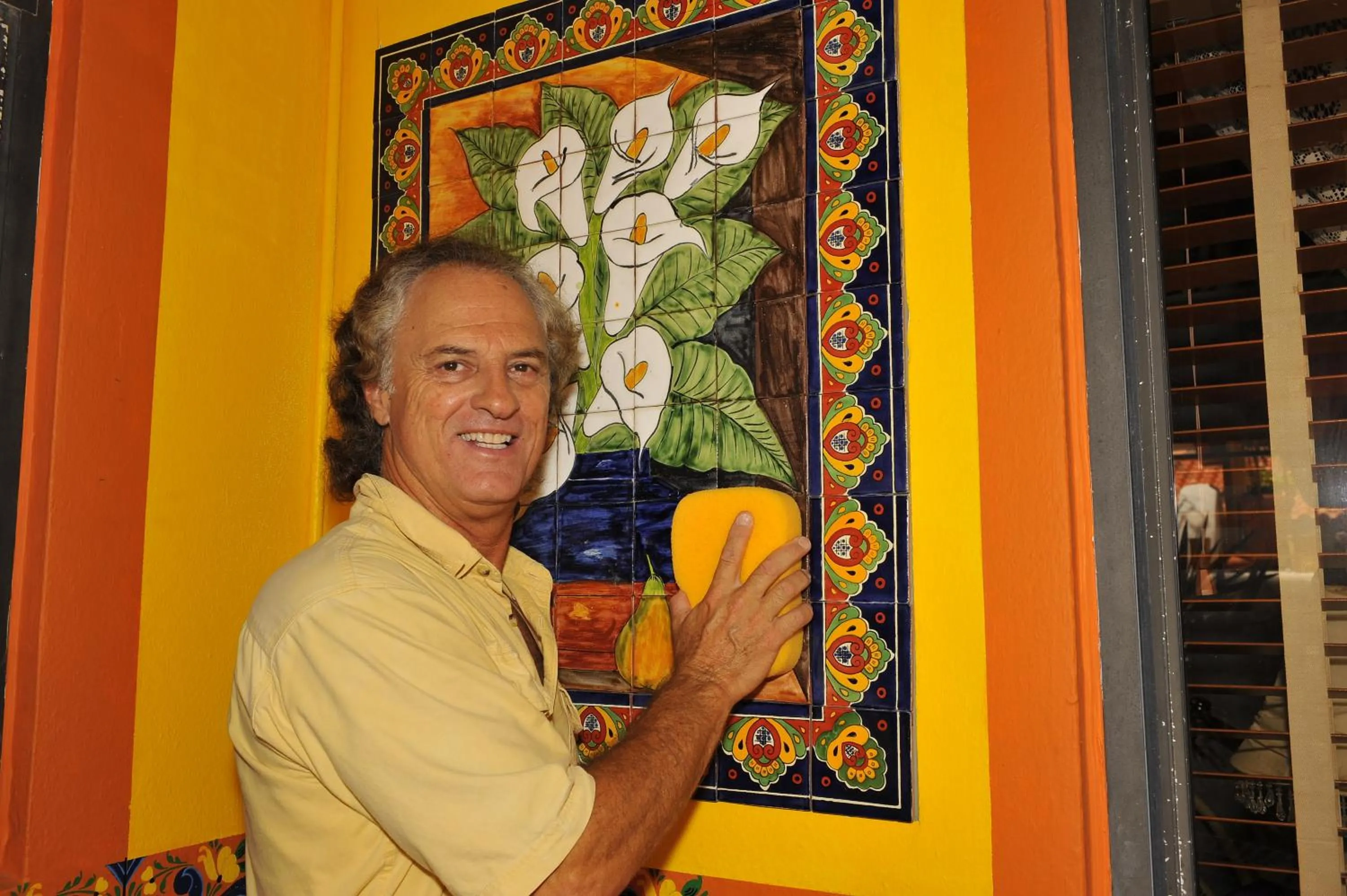 Staff in Blue Seas Courtyard