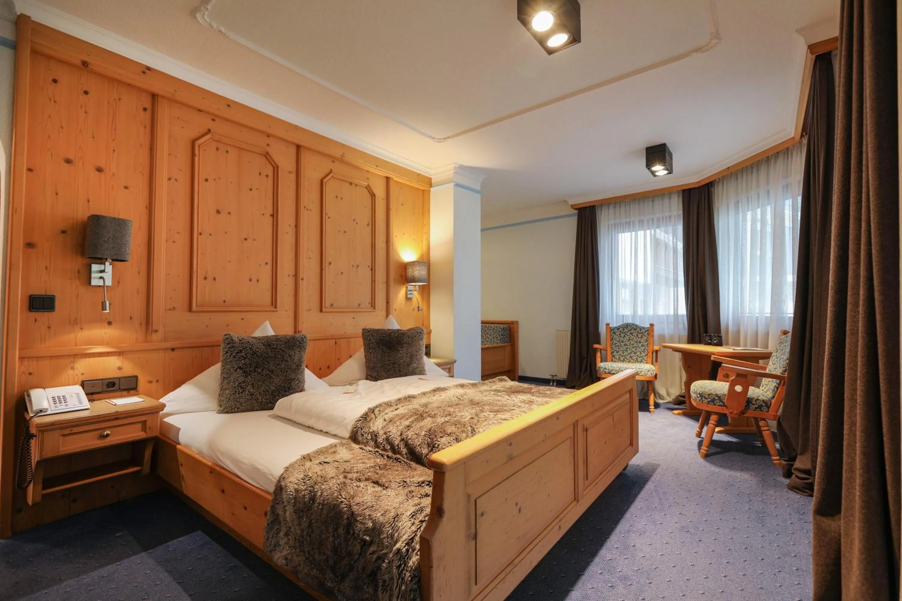 Bed in Chalet Madlein