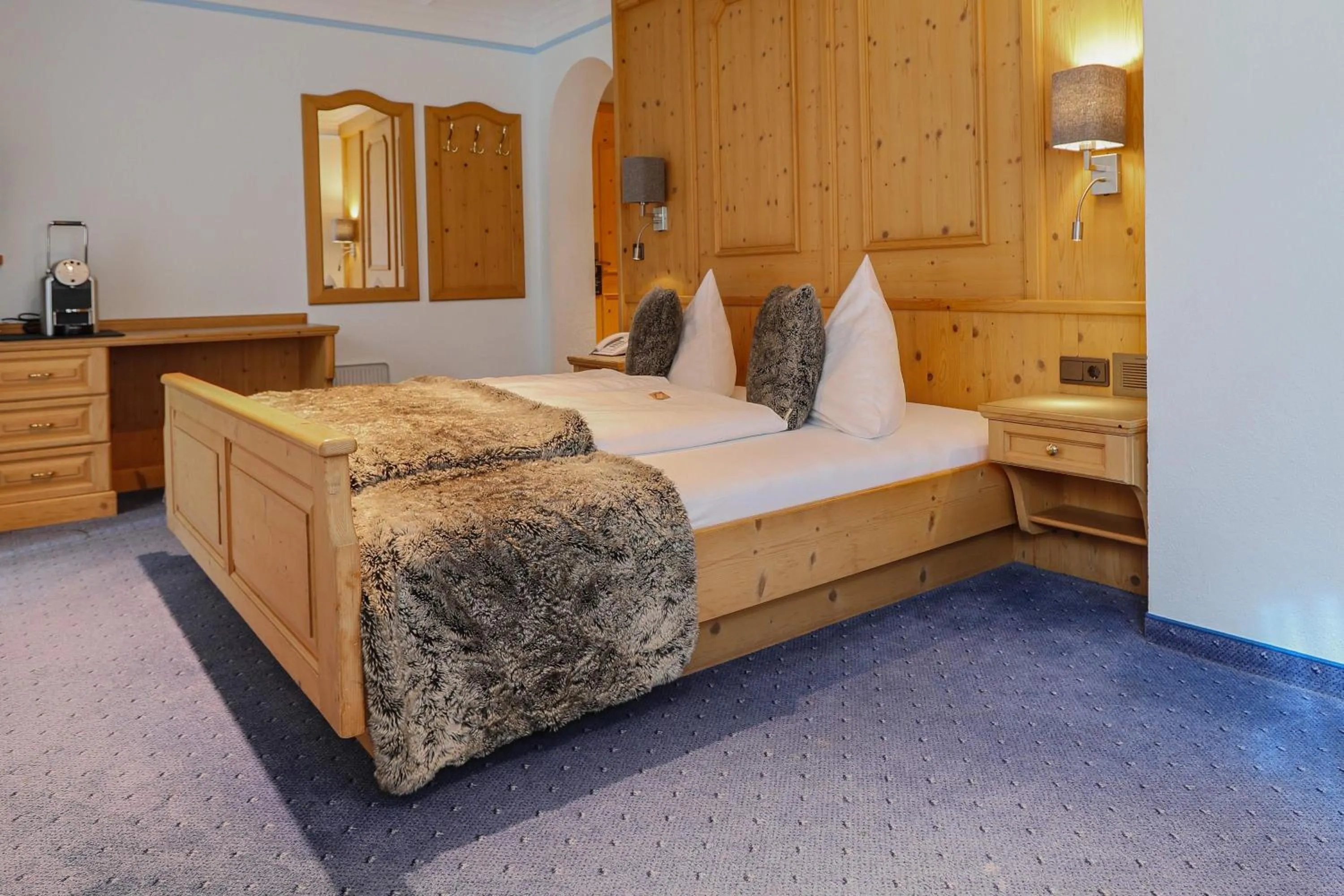 Bed in Chalet Madlein