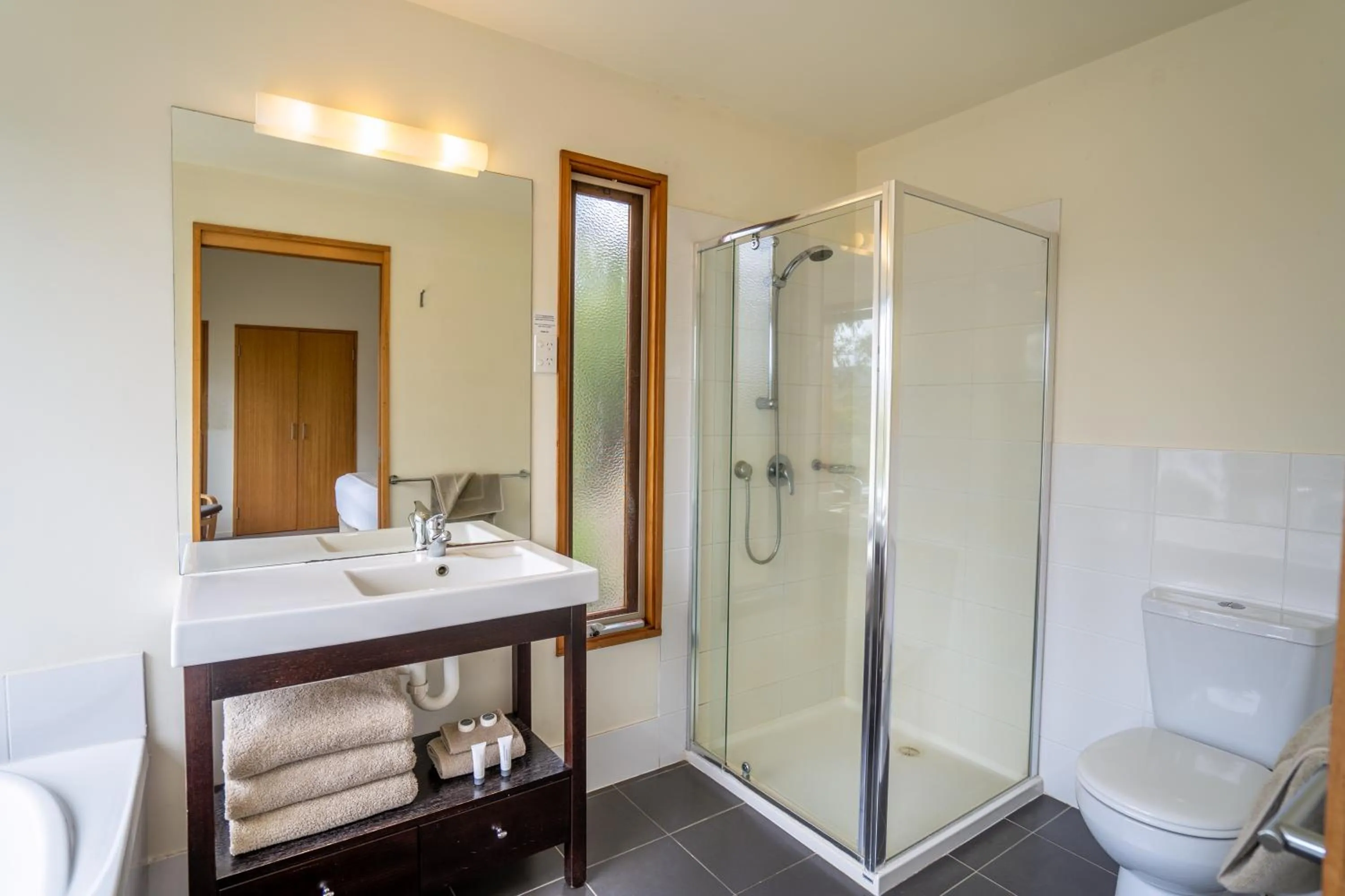 Bathroom in Stewarts Bay Lodge