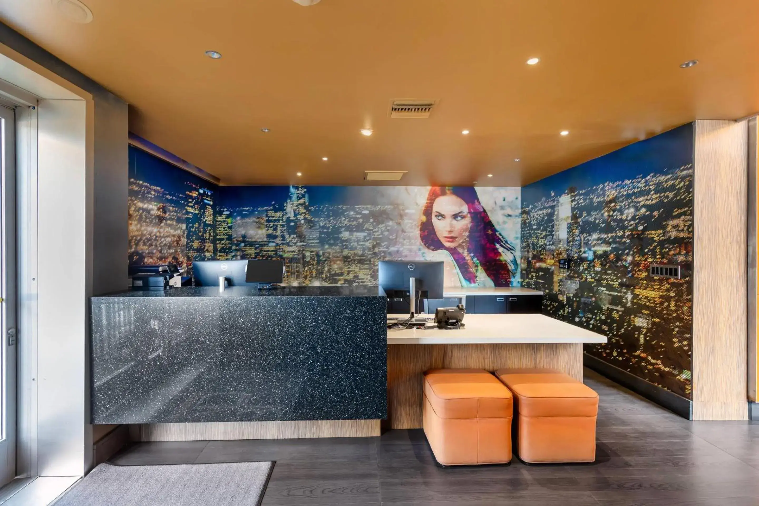 Lobby or reception in BLVD Hotel and Studios Universal-Hollywood, an Ascend Collection Hotel Lobby or reception in BLVD Hotel and Studios Universal-Hollywood, an Ascend Collection Hotel
