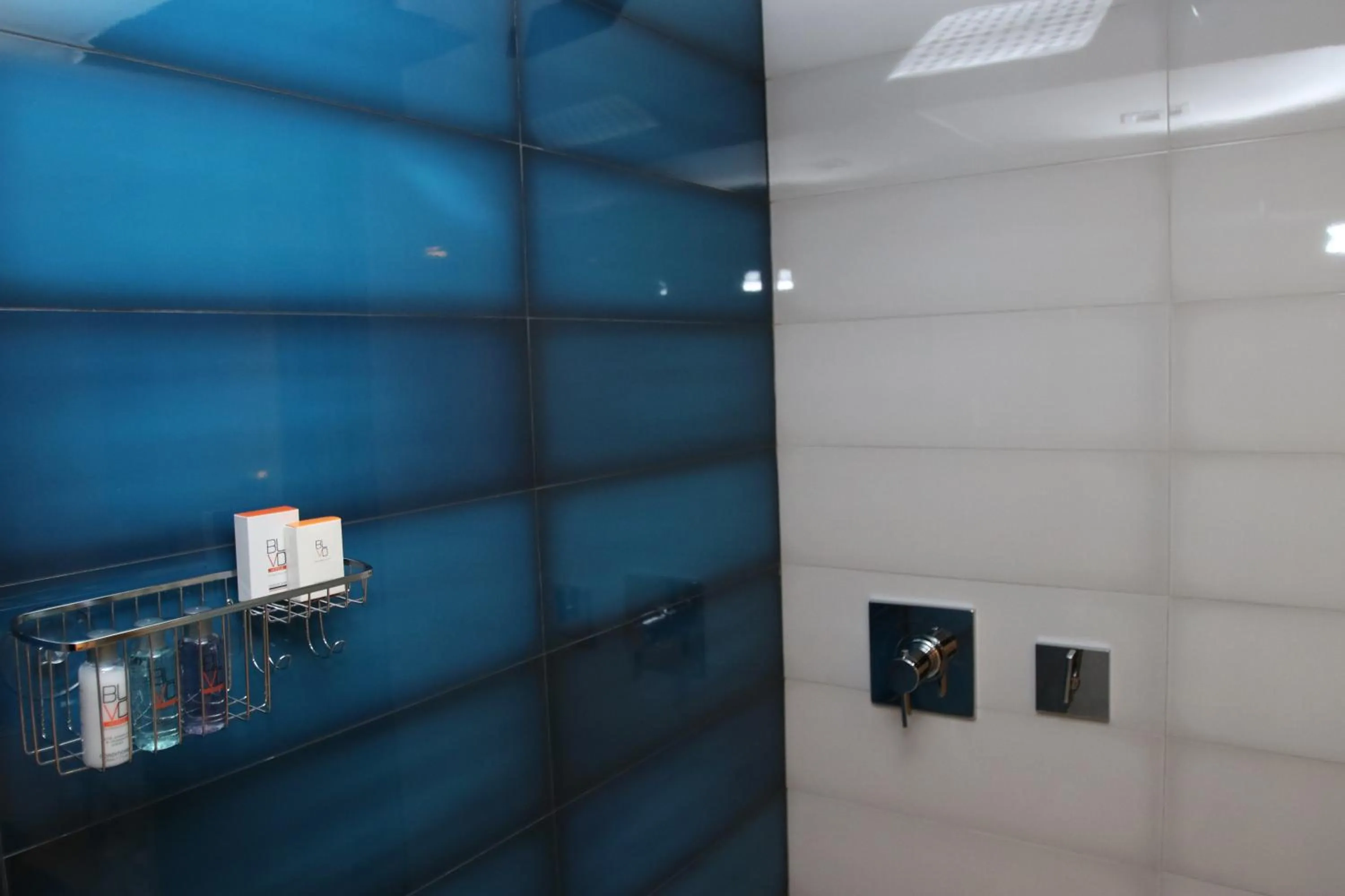 Shower in BLVD Hotel and Studios Universal-Hollywood, an Ascend Collection Hotel