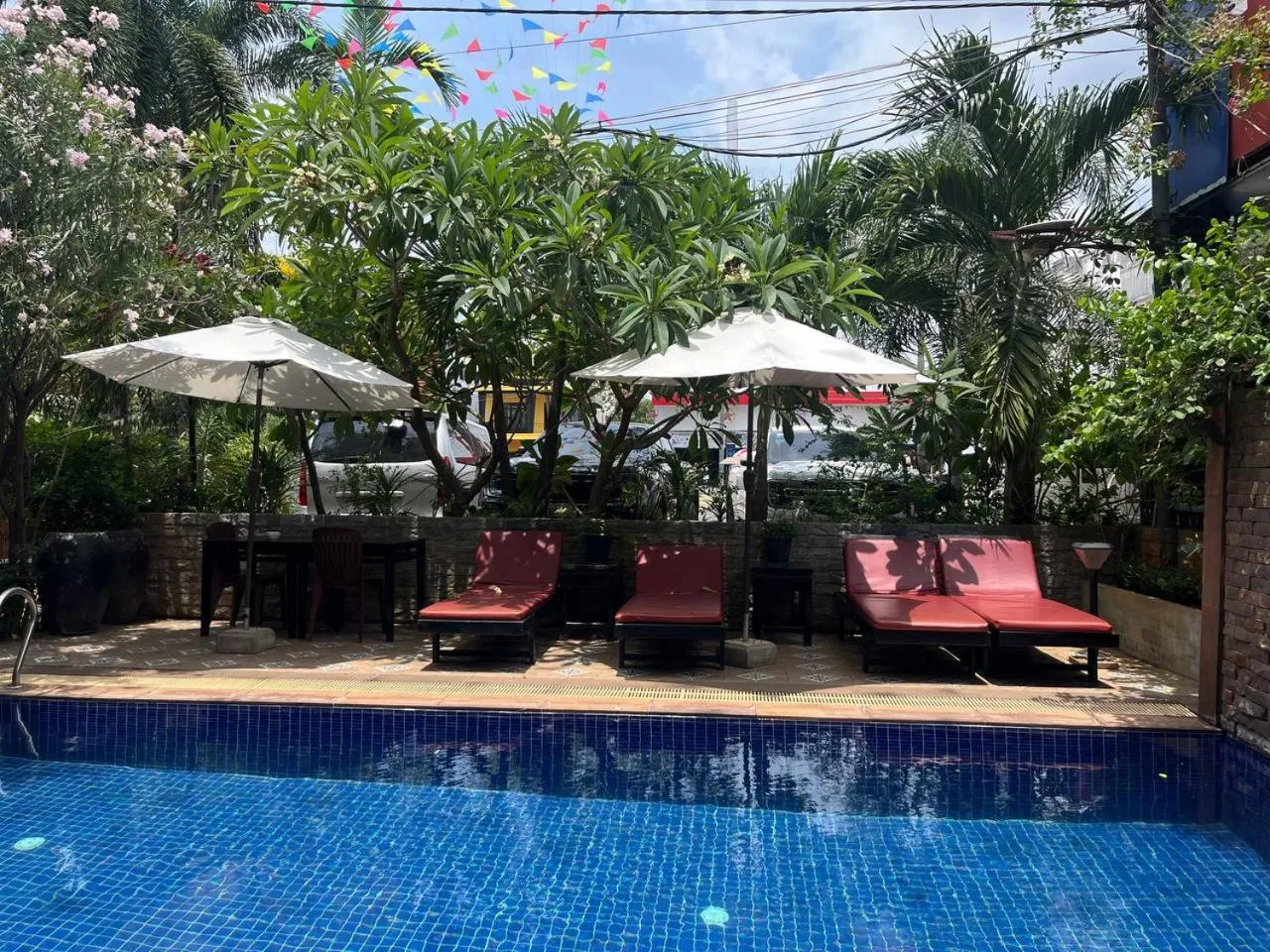 Pool view in Jasmine Lodge Siem Reap