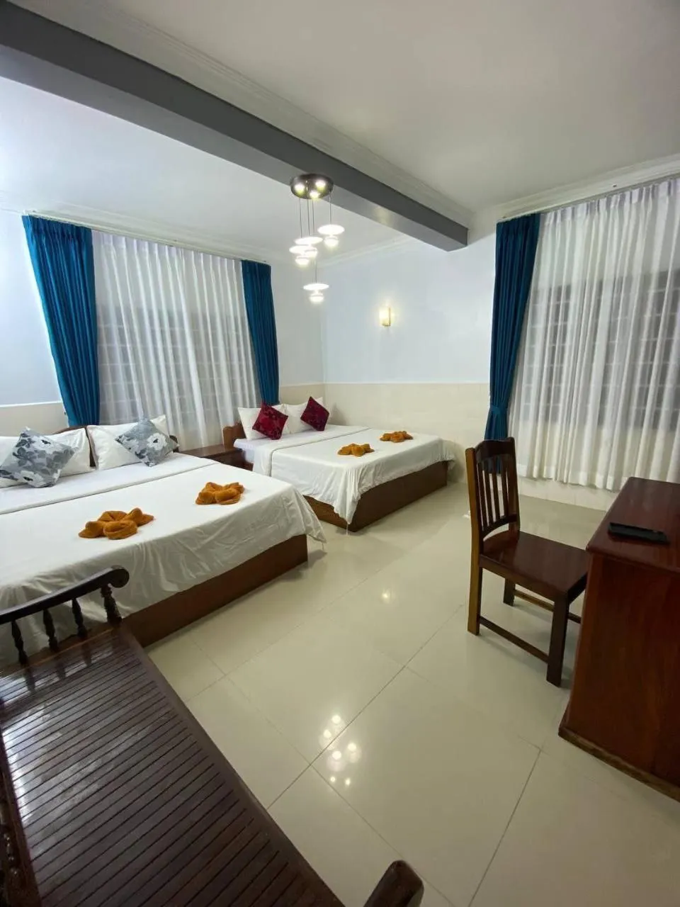 Bed in Jasmine Lodge Siem Reap