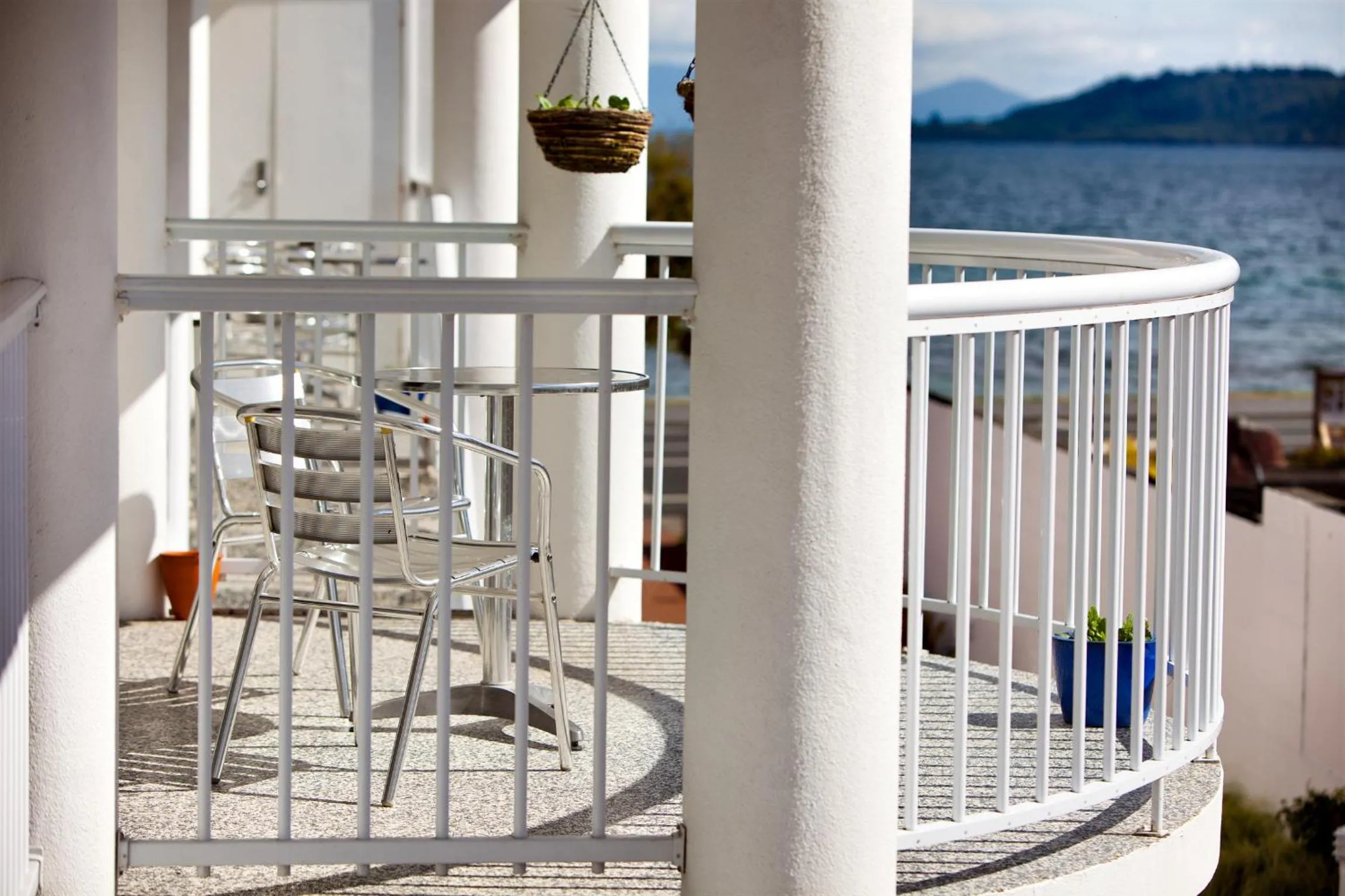Balcony/Terrace in Lakeside Taupo Motel