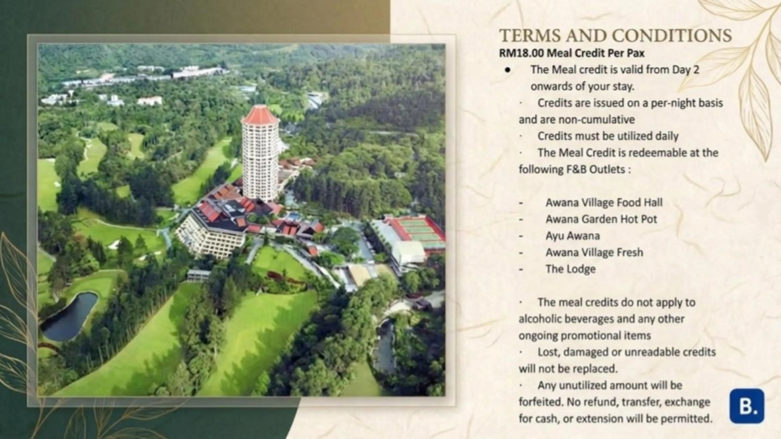 Property building in Resorts World Awana