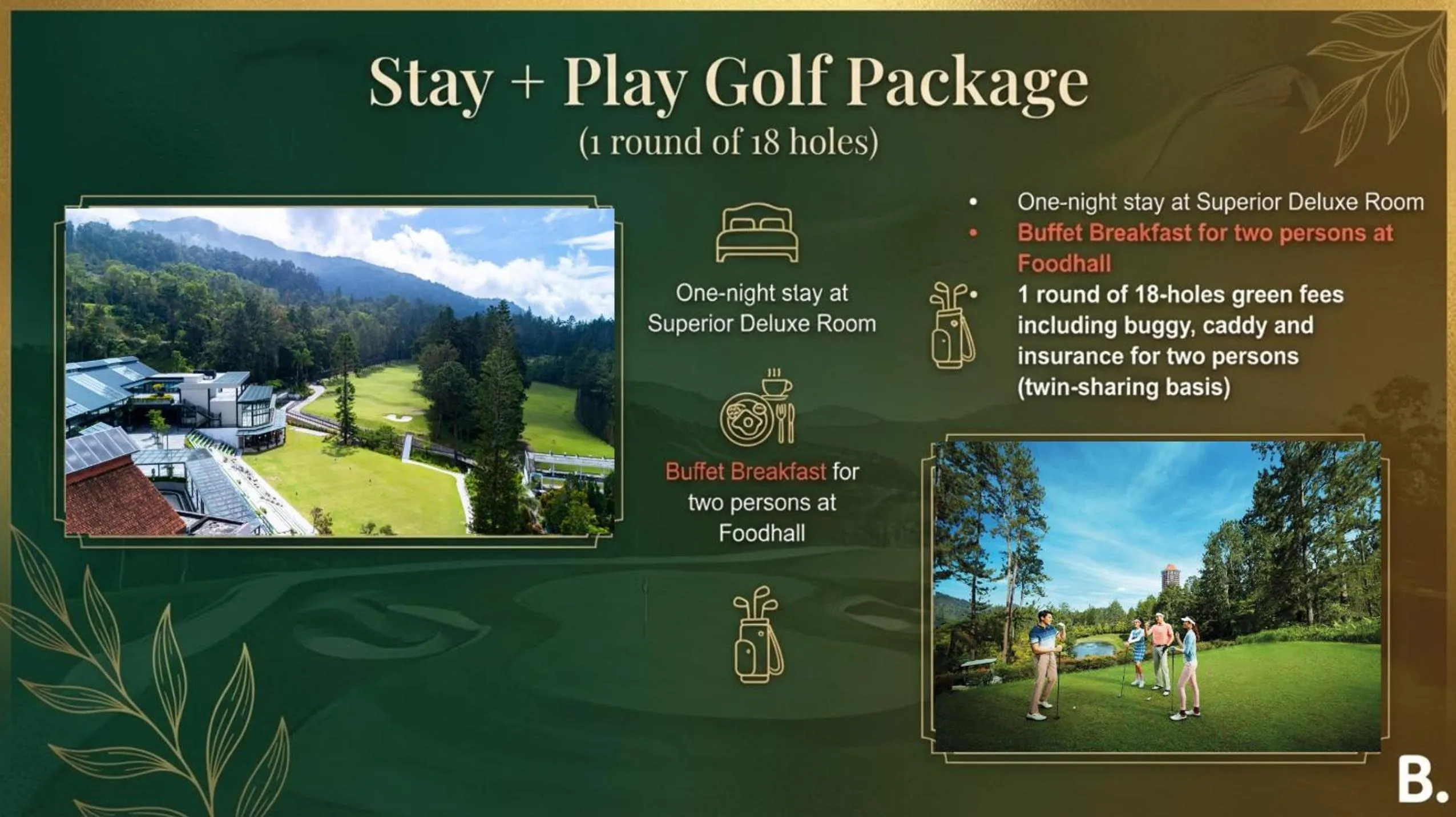 Restaurant/places to eat in Resorts World Awana