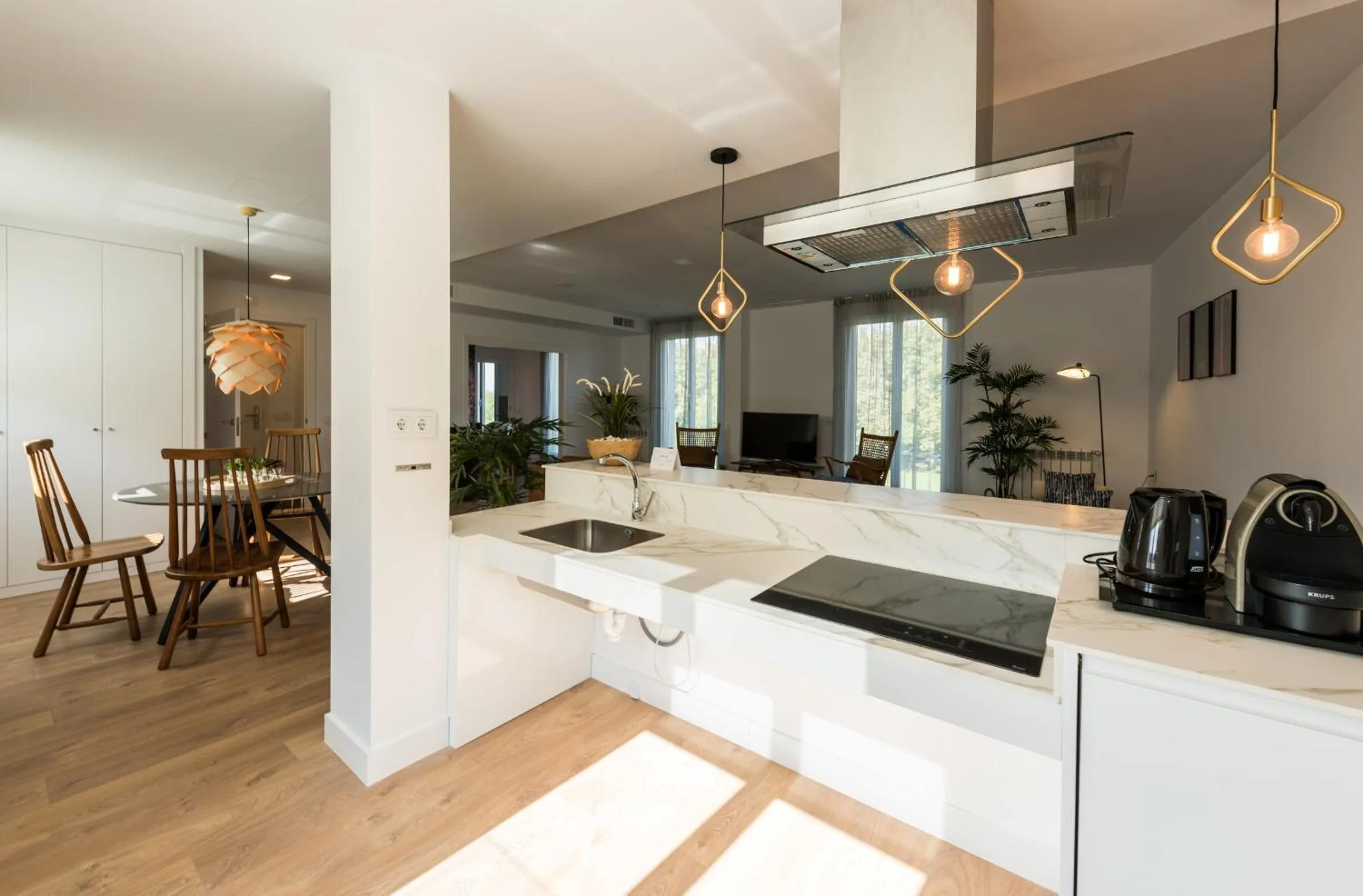 Kitchen or kitchenette in Plaza de España Skyline