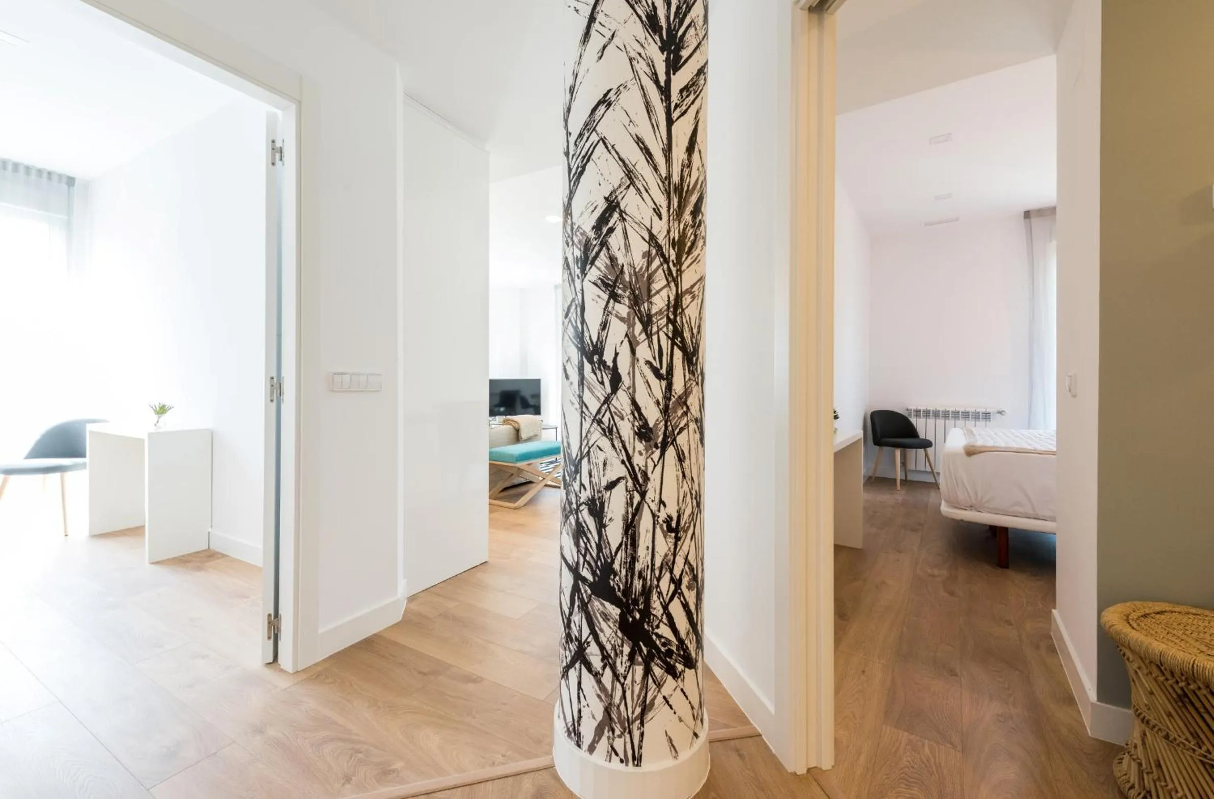 Living room in Plaza de España Skyline