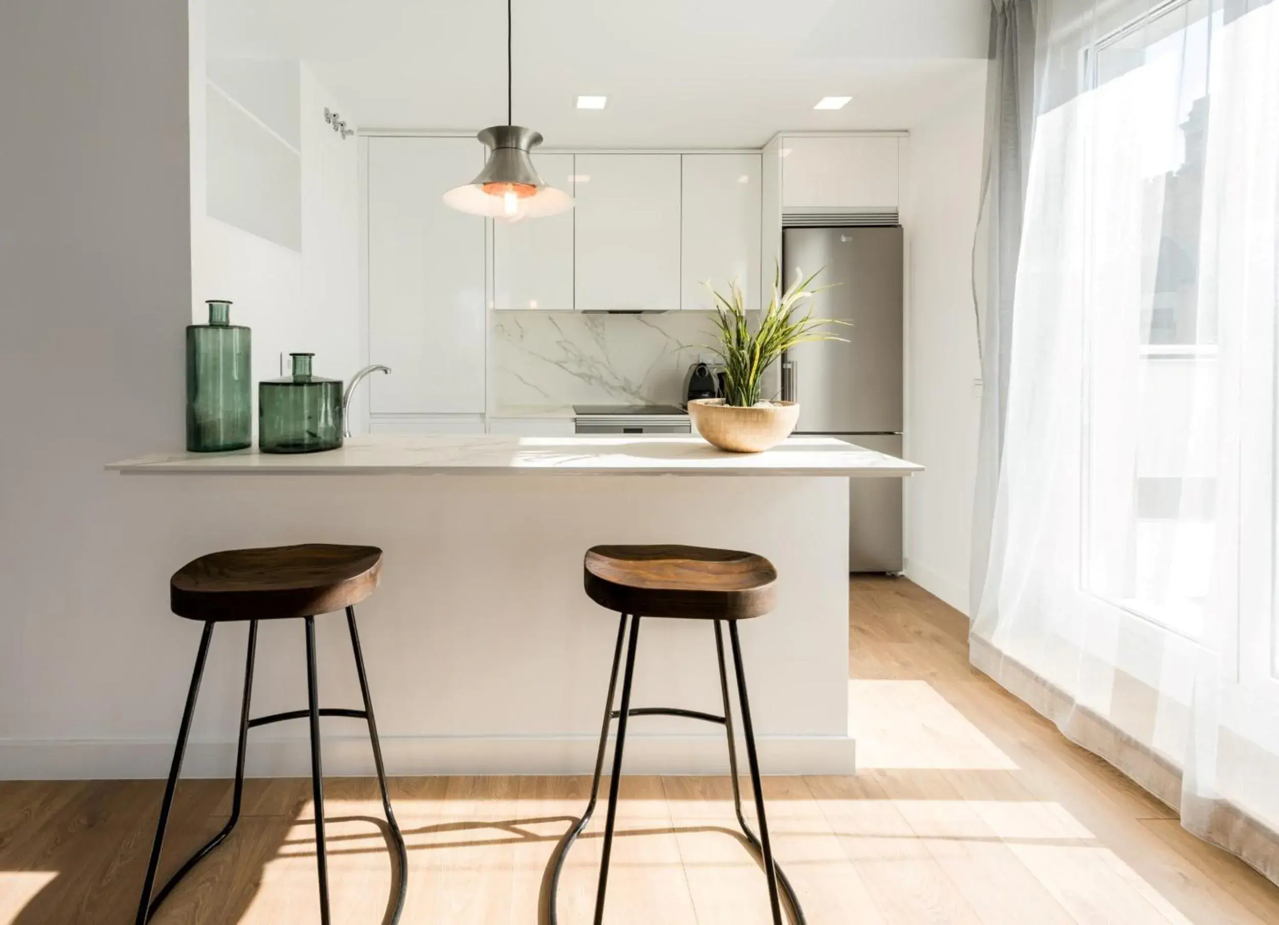 Kitchen or kitchenette in Plaza de España Skyline Kitchen or kitchenette in Plaza de España Skyline