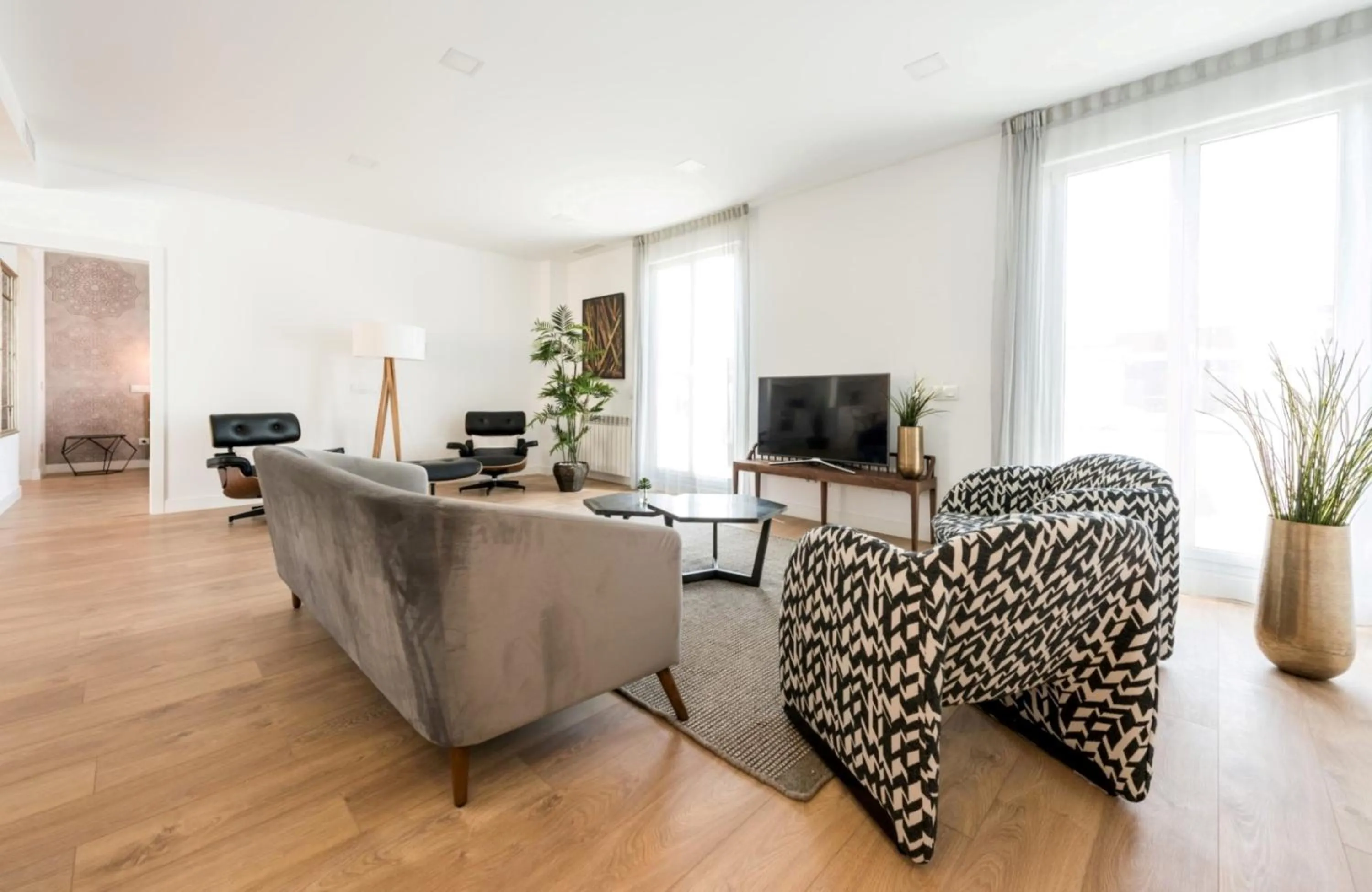 Living room in Plaza de España Skyline