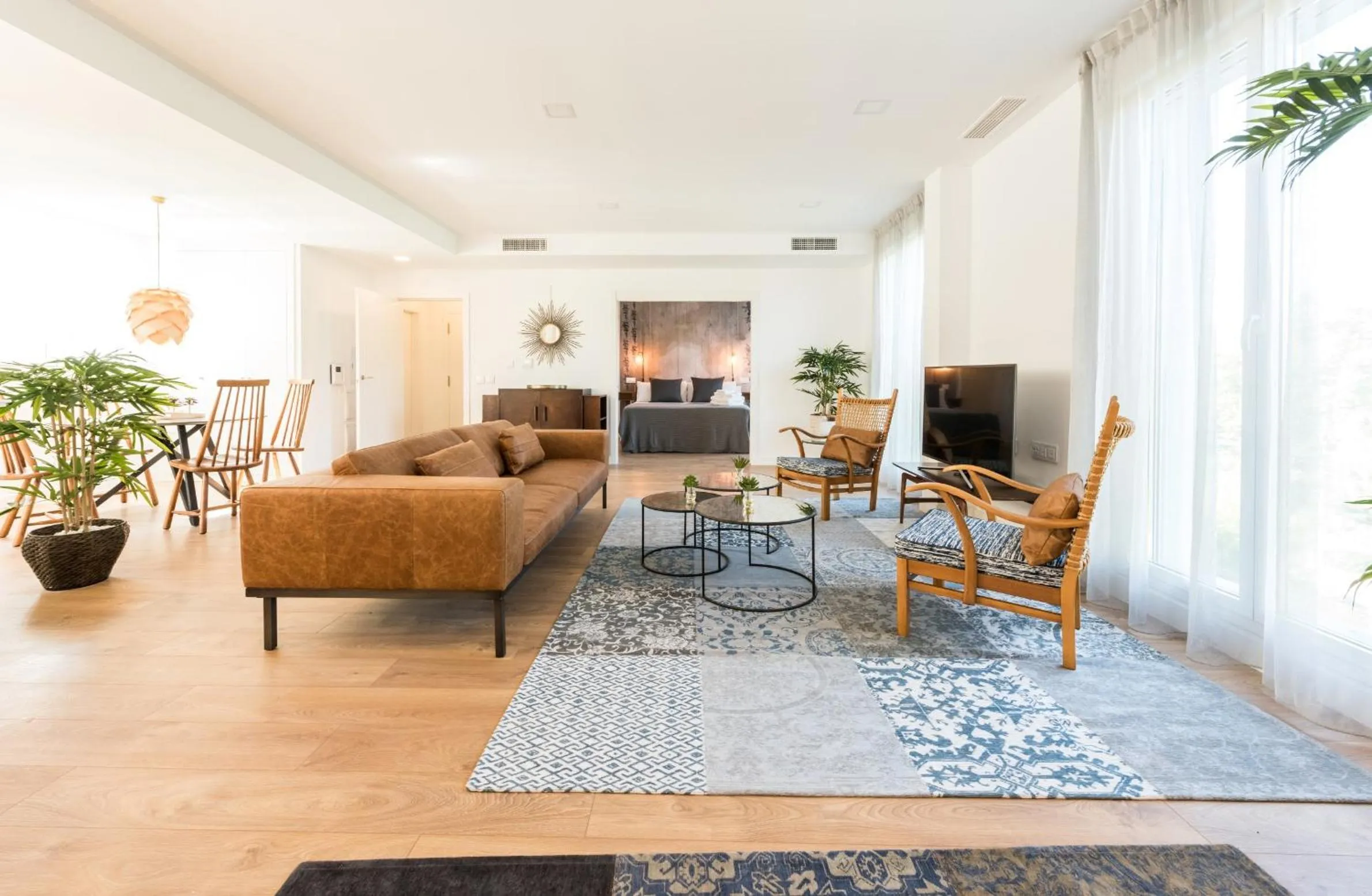 Living room in Plaza de España Skyline