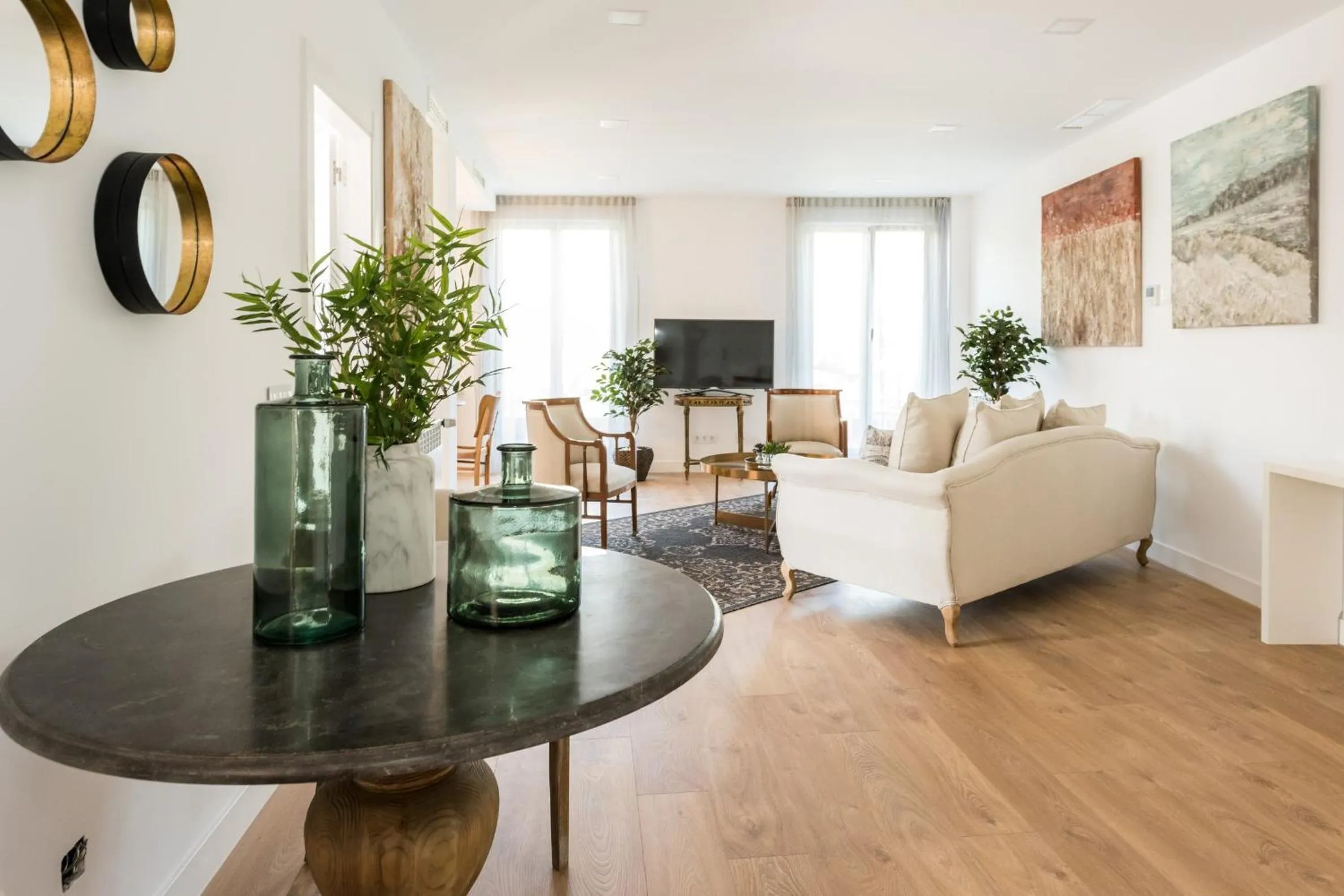 Living room in Plaza de España Skyline