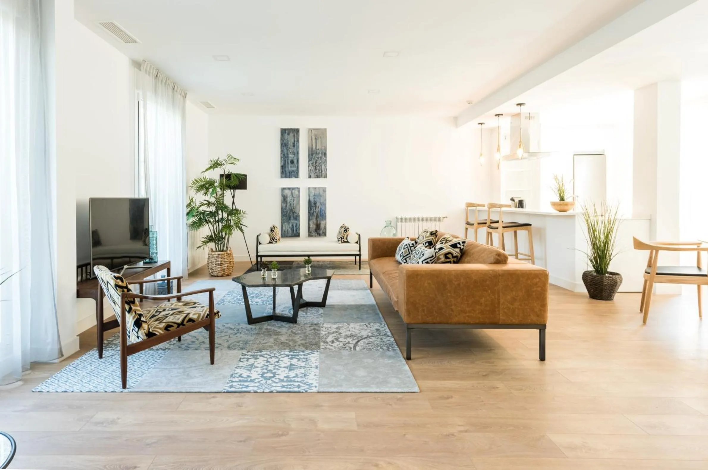 Living room in Plaza de España Skyline