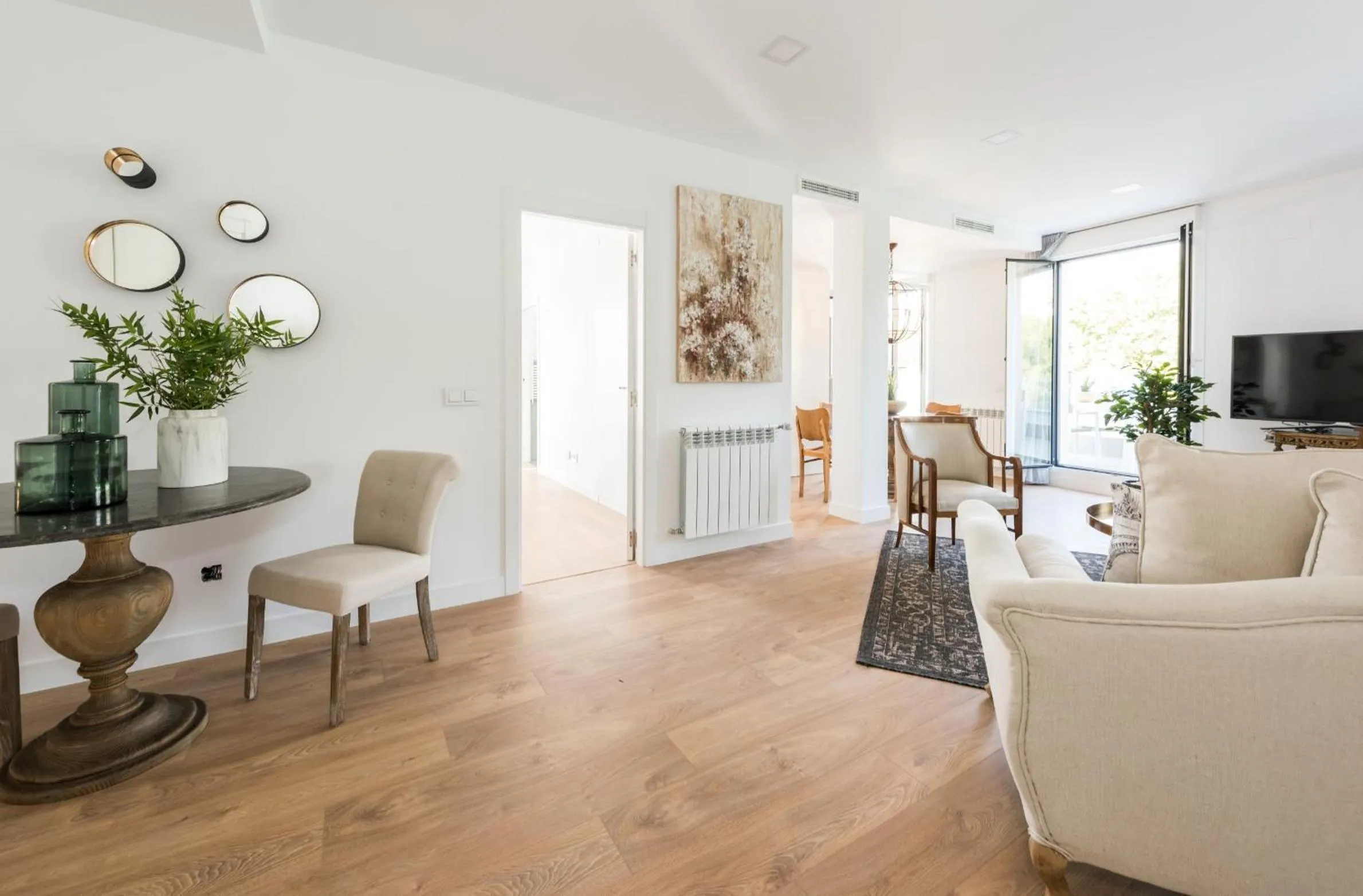 Living room in Plaza de España Skyline