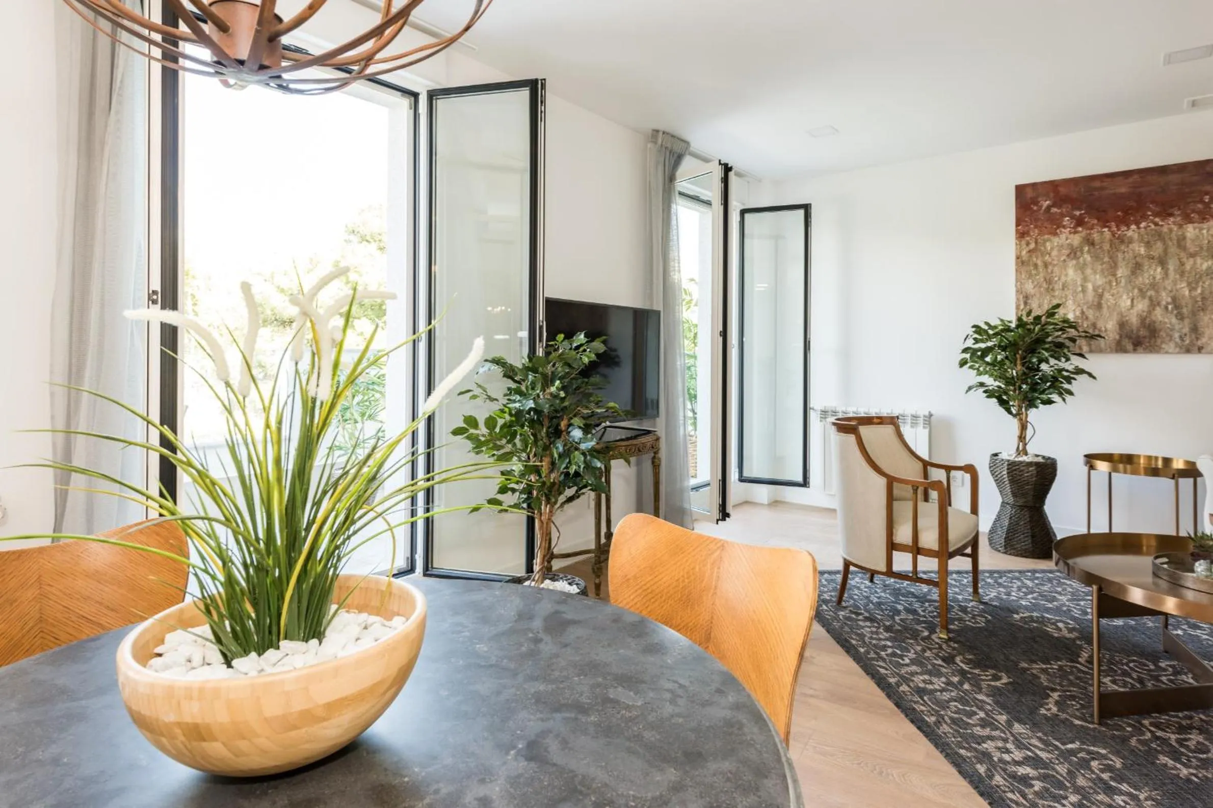 Living room in Plaza de España Skyline