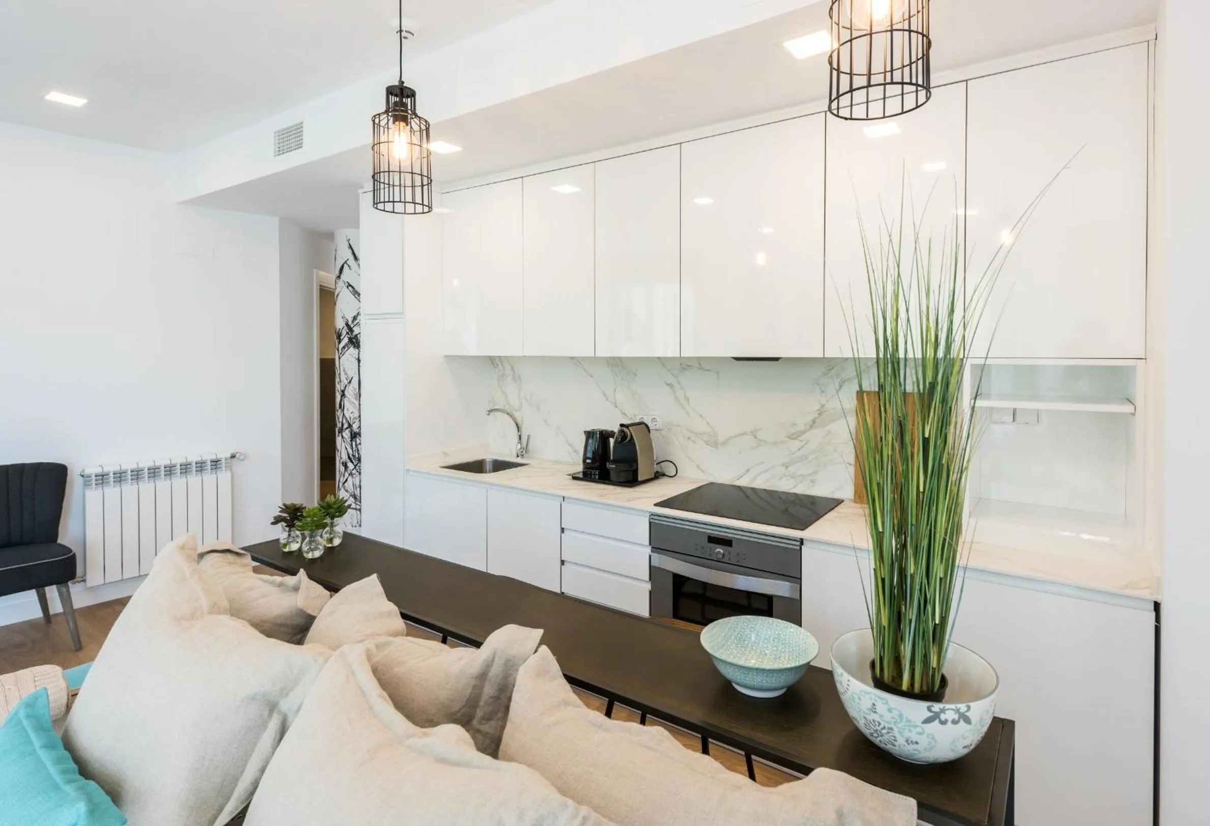 Kitchen or kitchenette in Plaza de España Skyline