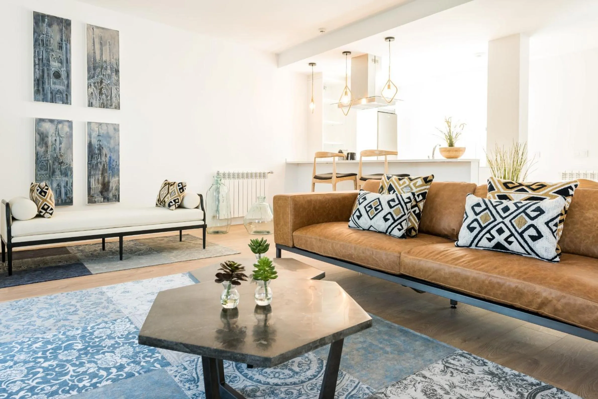 Living room in Plaza de España Skyline