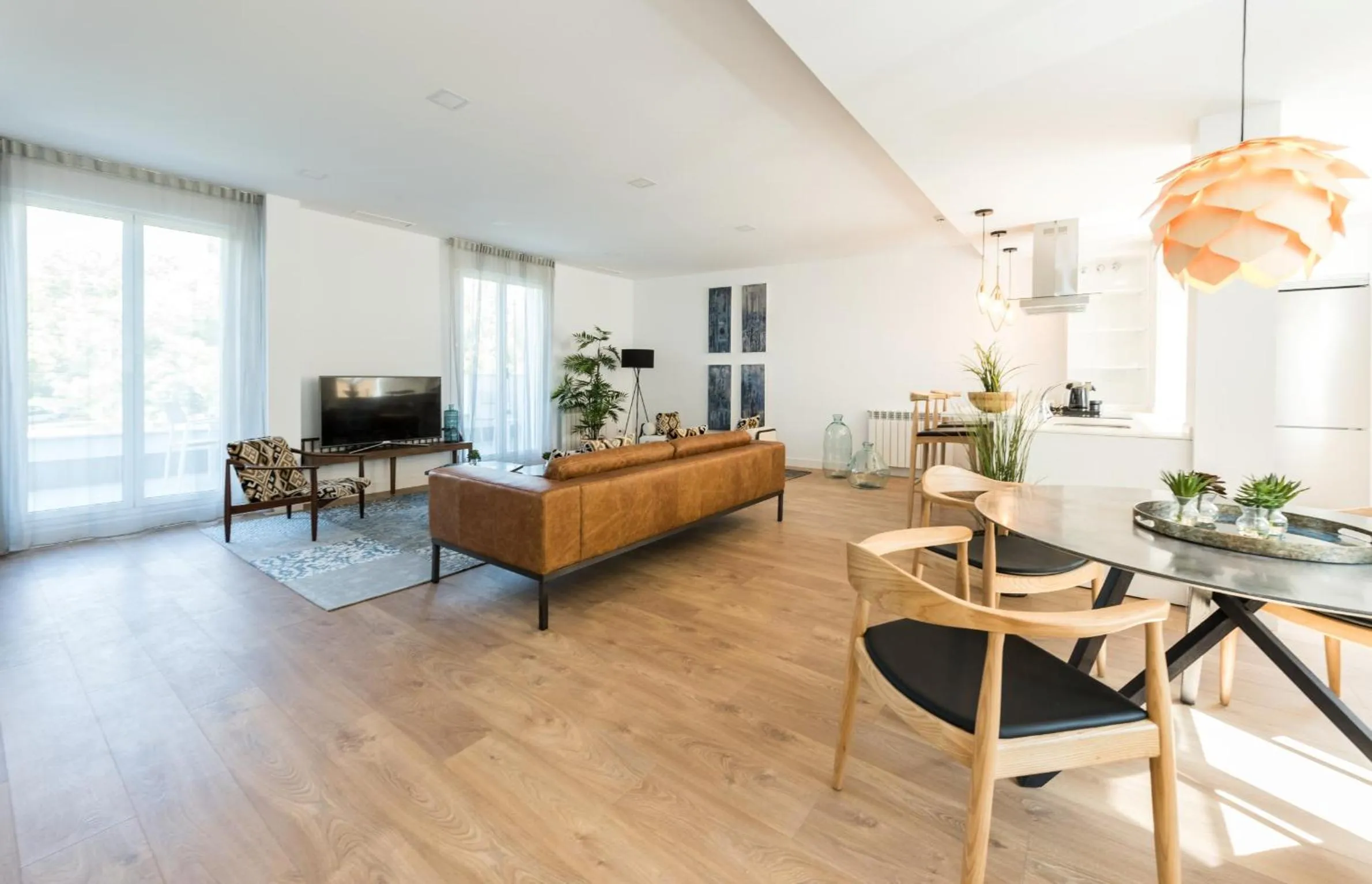 Living room in Plaza de España Skyline