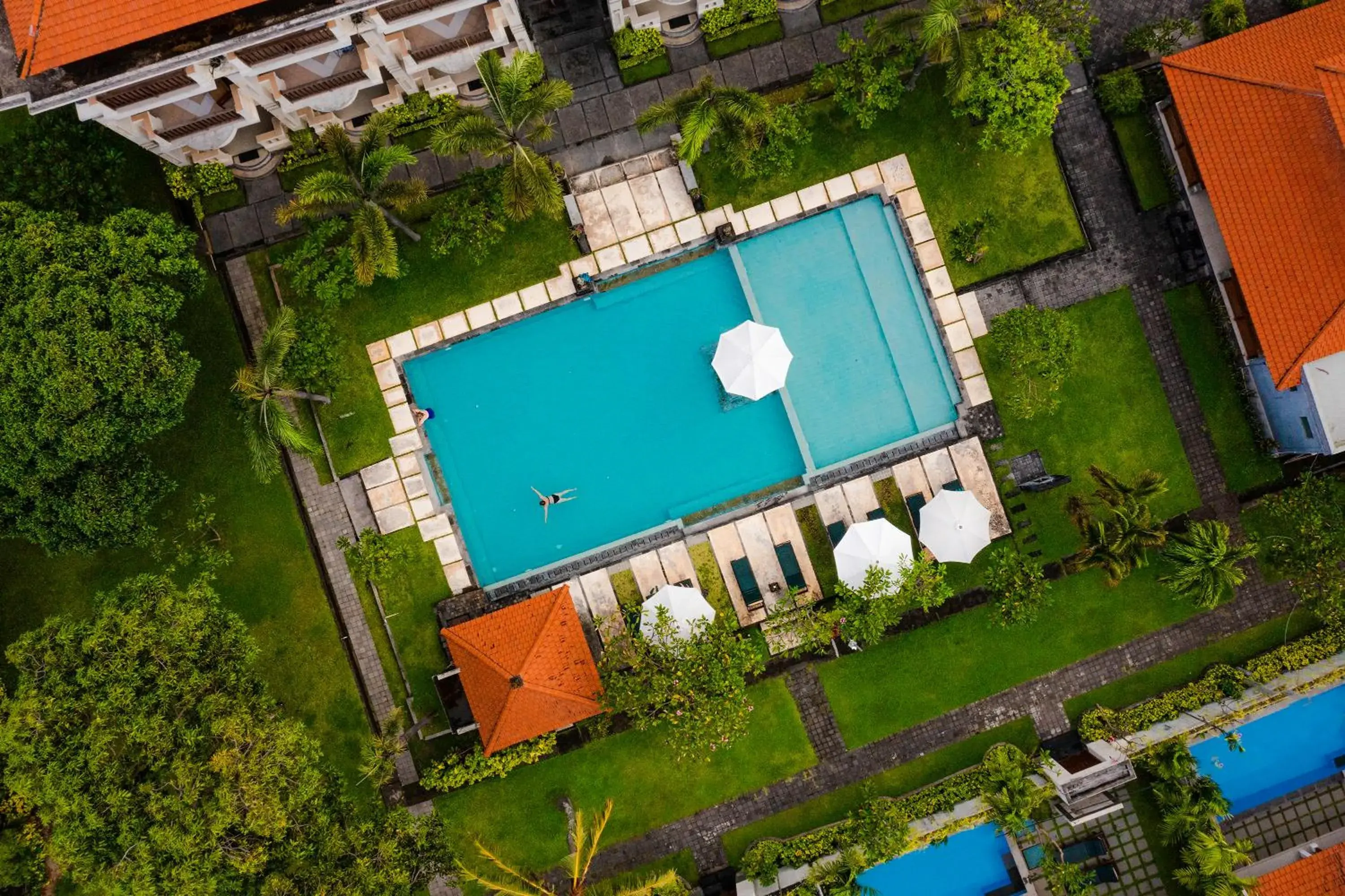 Bird's eye view, Bird's-eye View in Kusuma Resort Seminyak