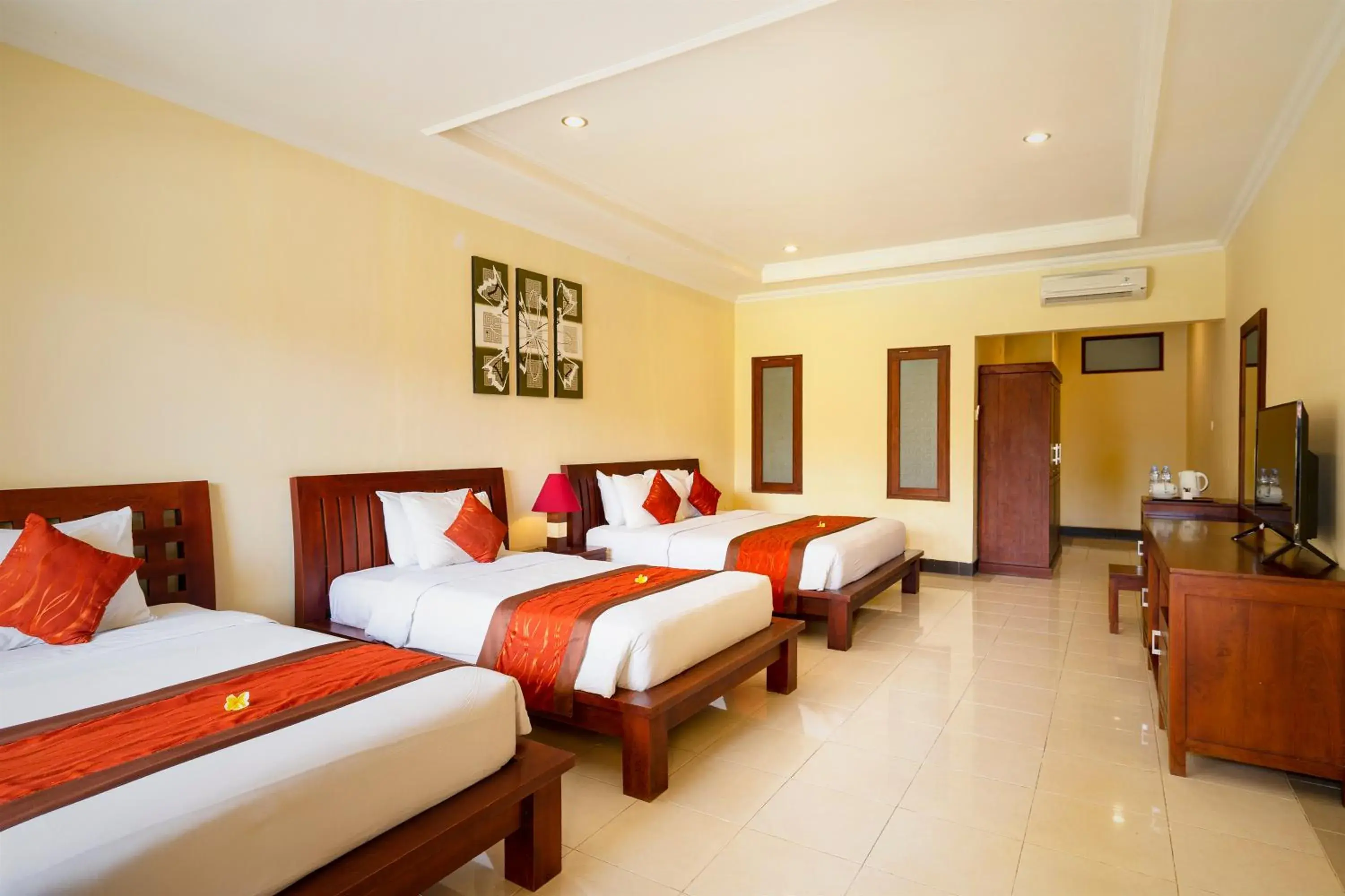 Bed in Kusuma Resort Seminyak