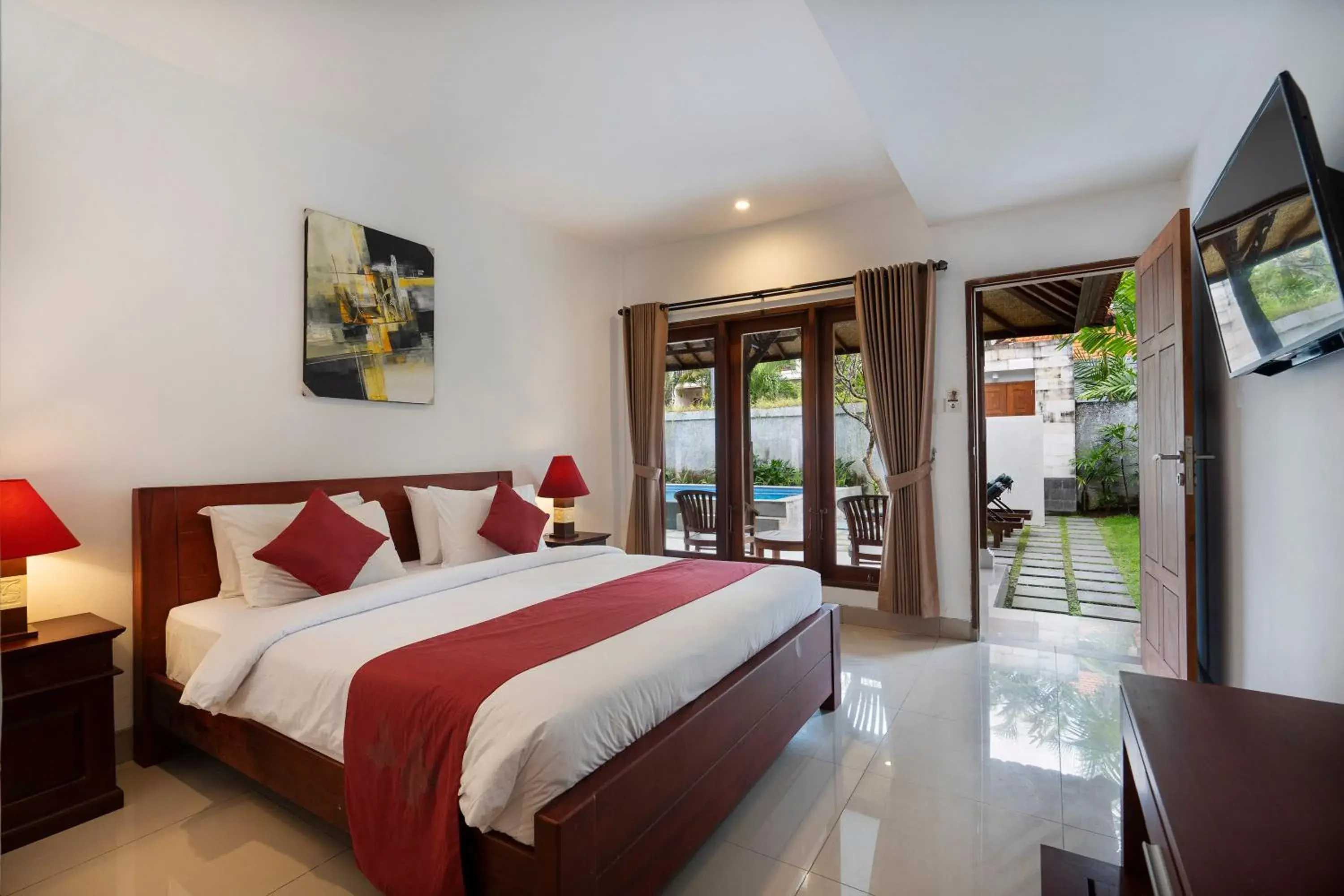 Bed in Kusuma Resort Seminyak