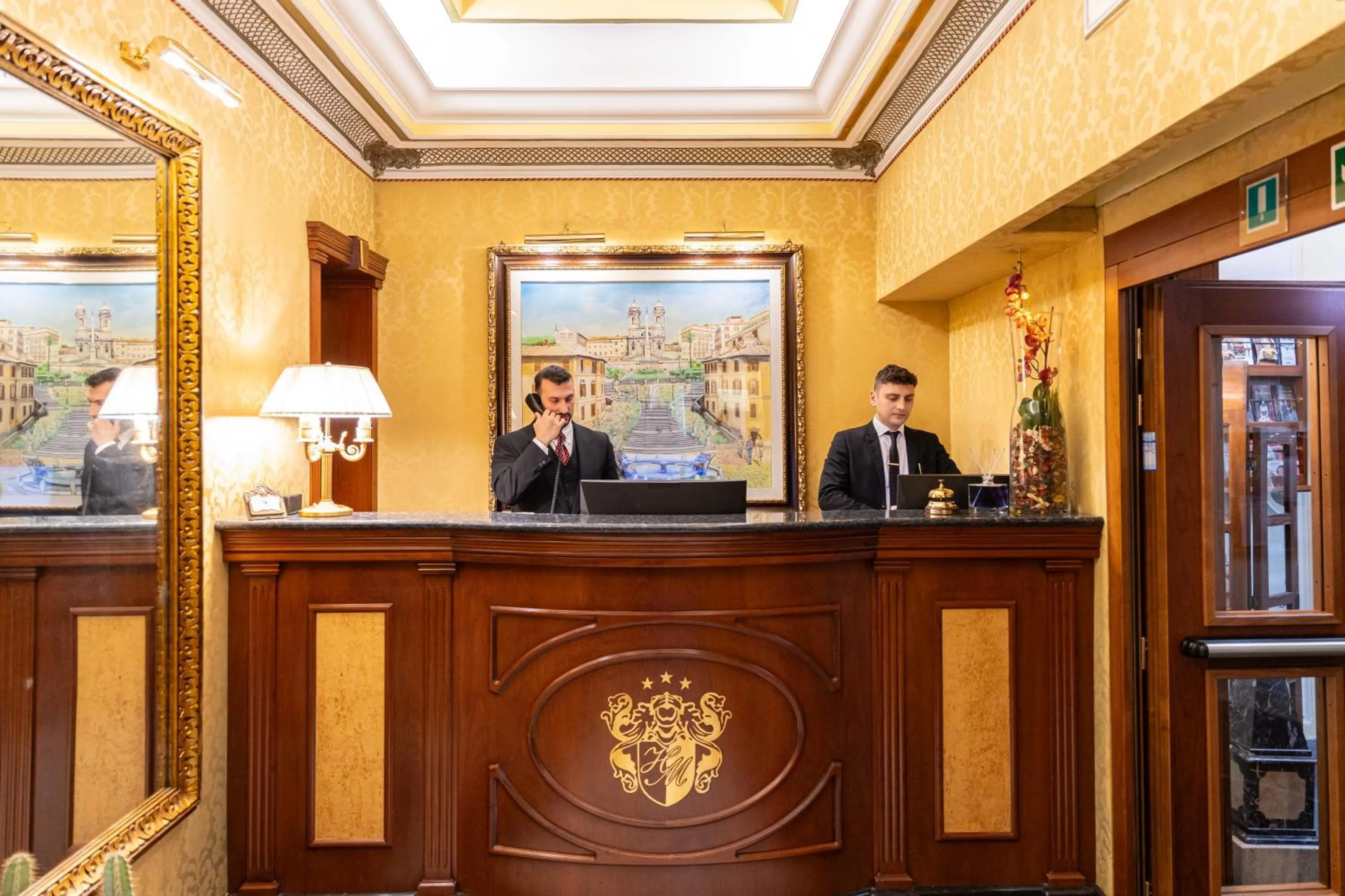 Staff in Hotel Manfredi Suite In Rome
