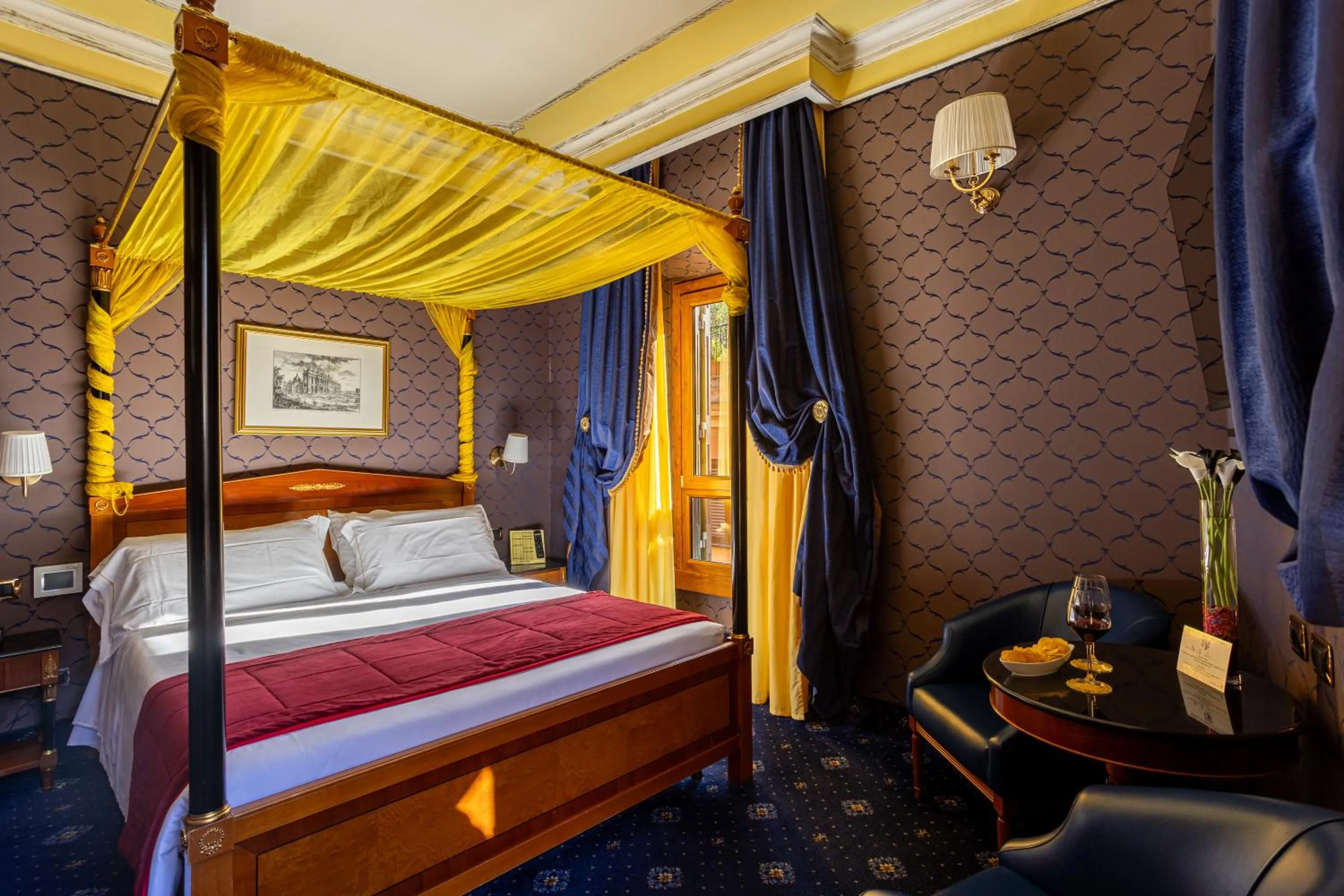 Photo of the whole room, Bed in Hotel Manfredi Suite In Rome