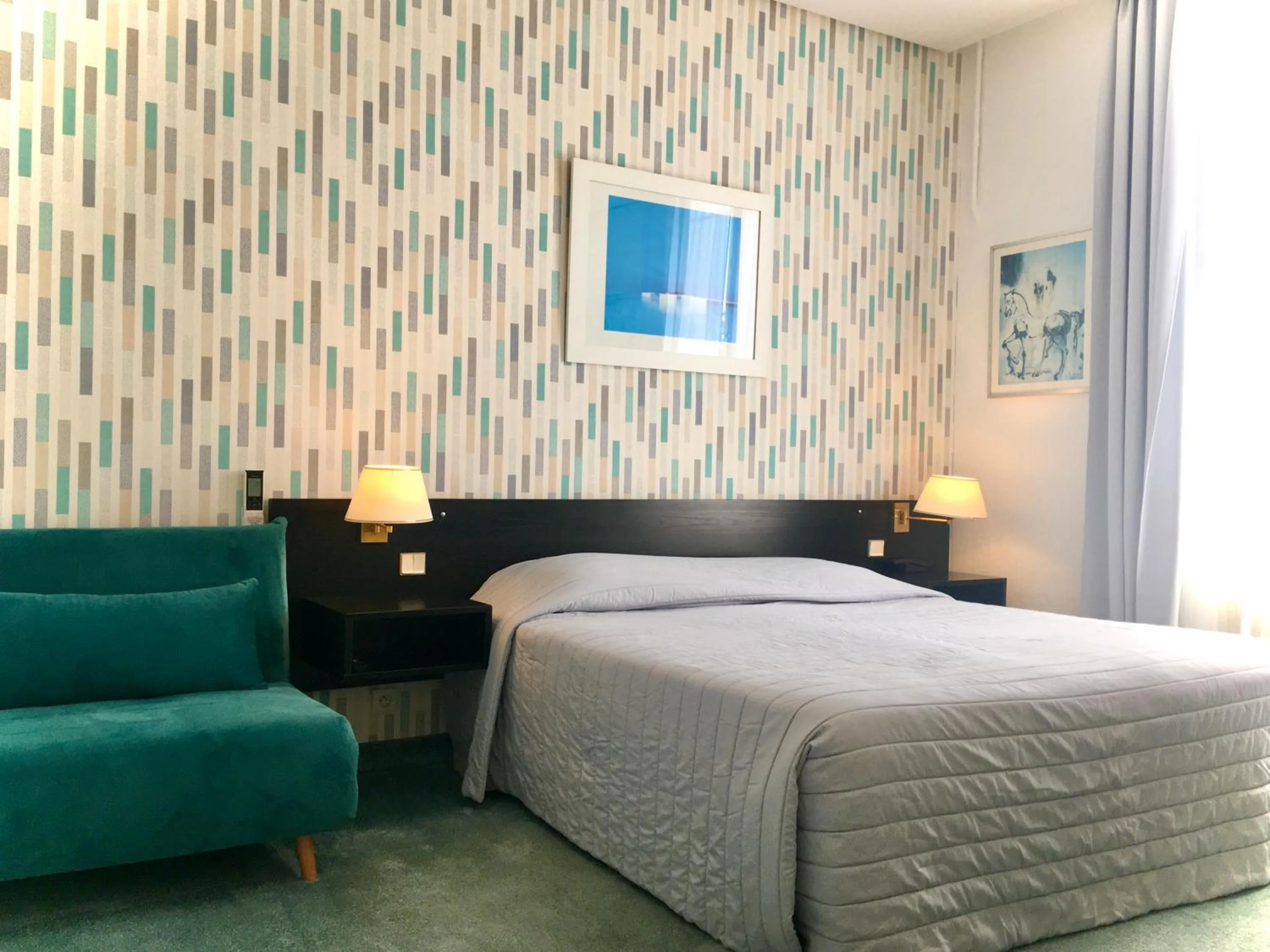 Photo of the whole room in Hotel des Mimosas