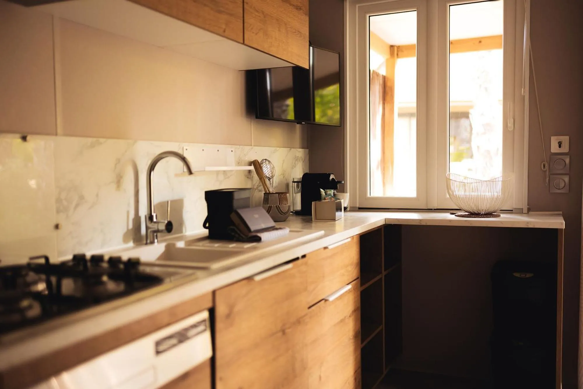 Kitchen or kitchenette in Les Prairies de la Mer