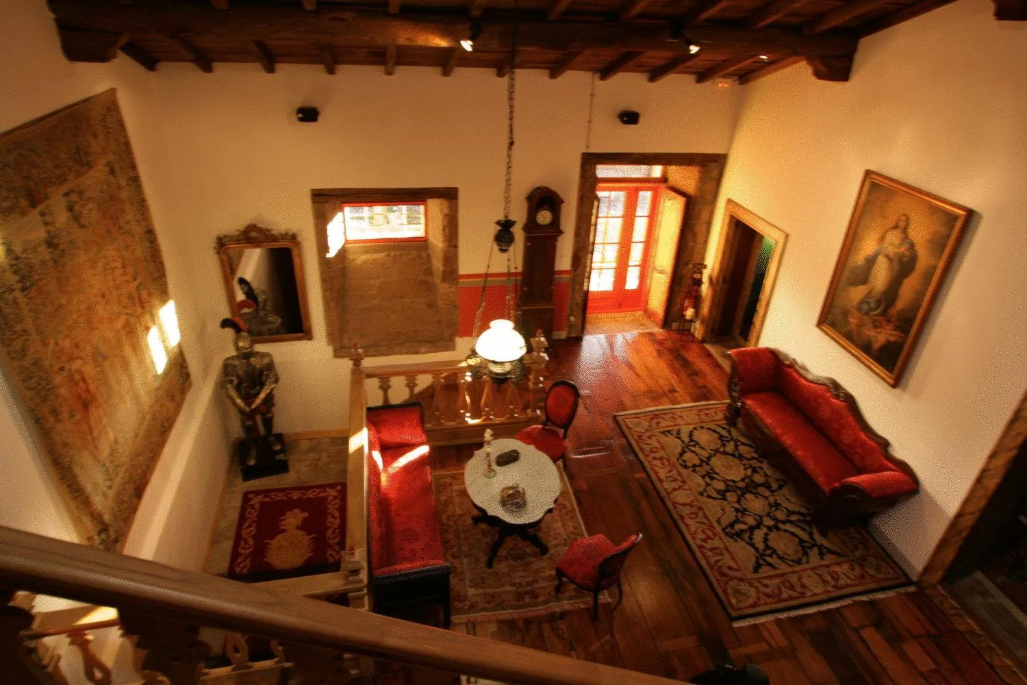 Lobby or reception in Casa Grande de Rosende