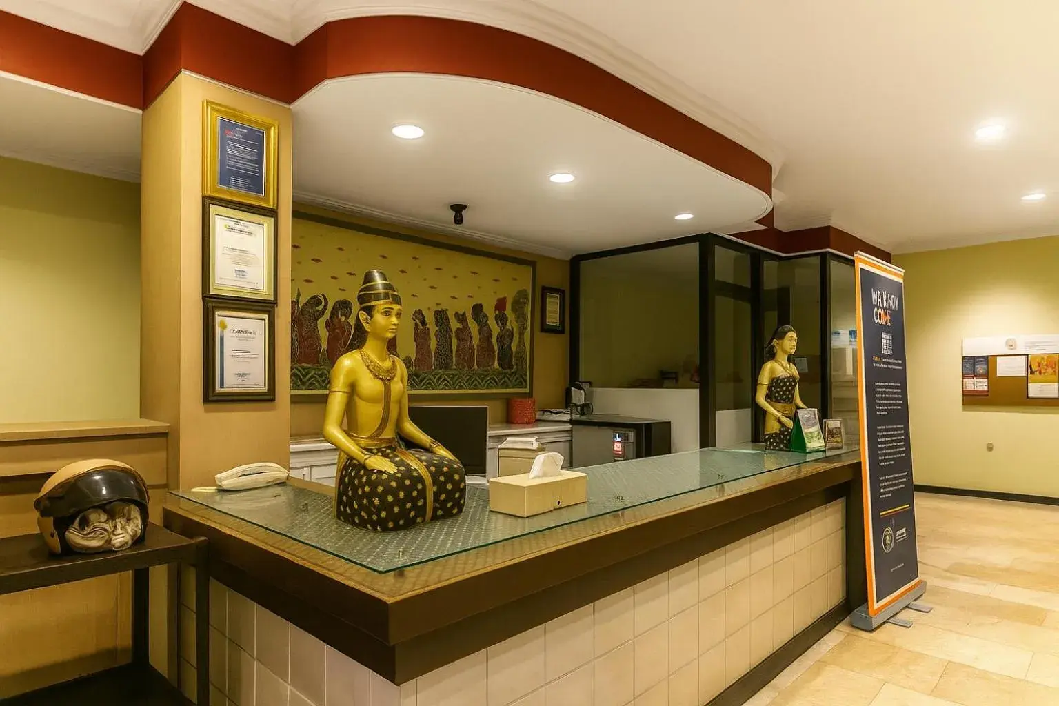 Lobby or reception in Puri Saron Denpasar Hotel Lobby or reception in Puri Saron Denpasar Hotel