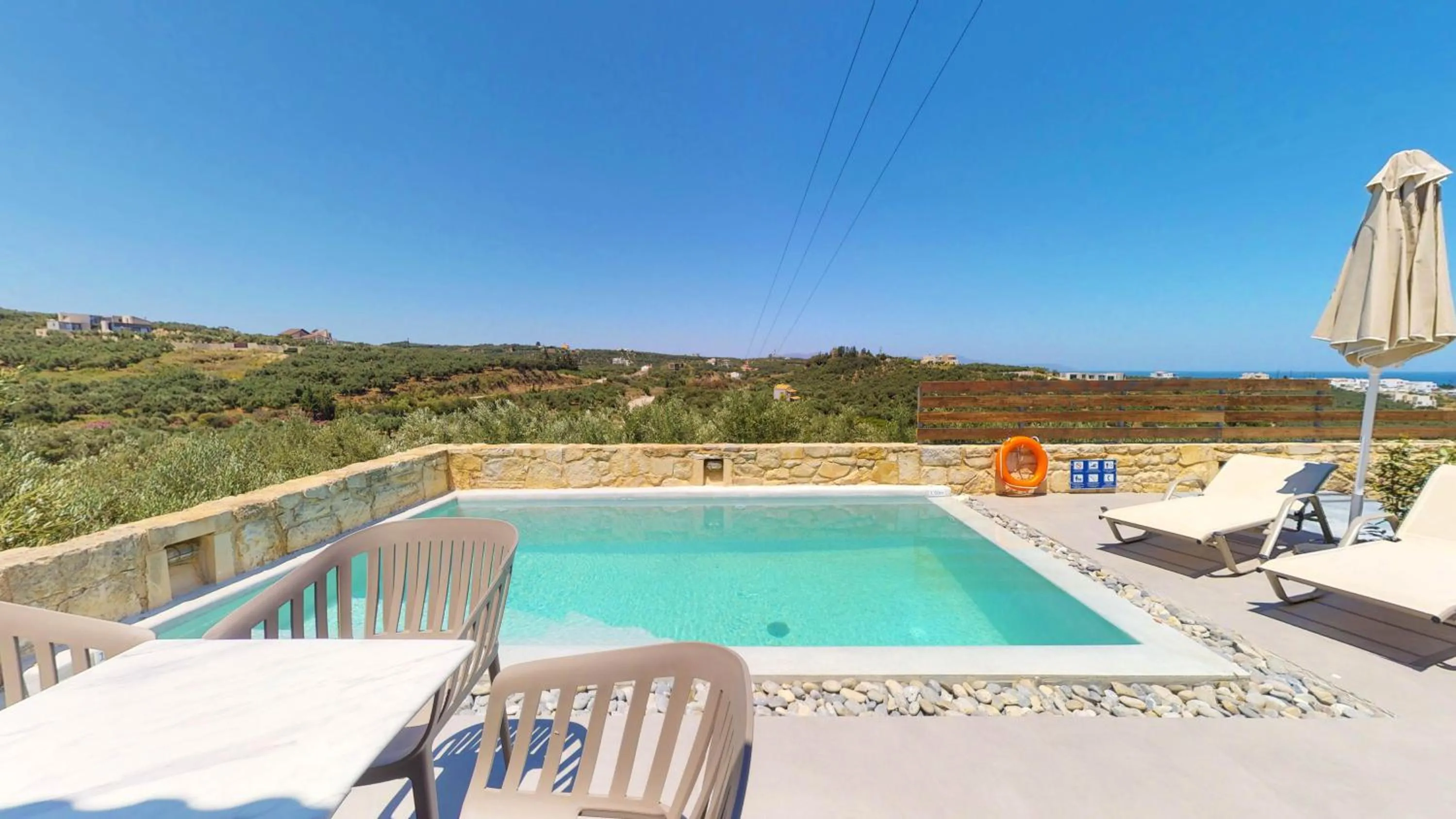 Swimming pool in Lofos Village Chania
