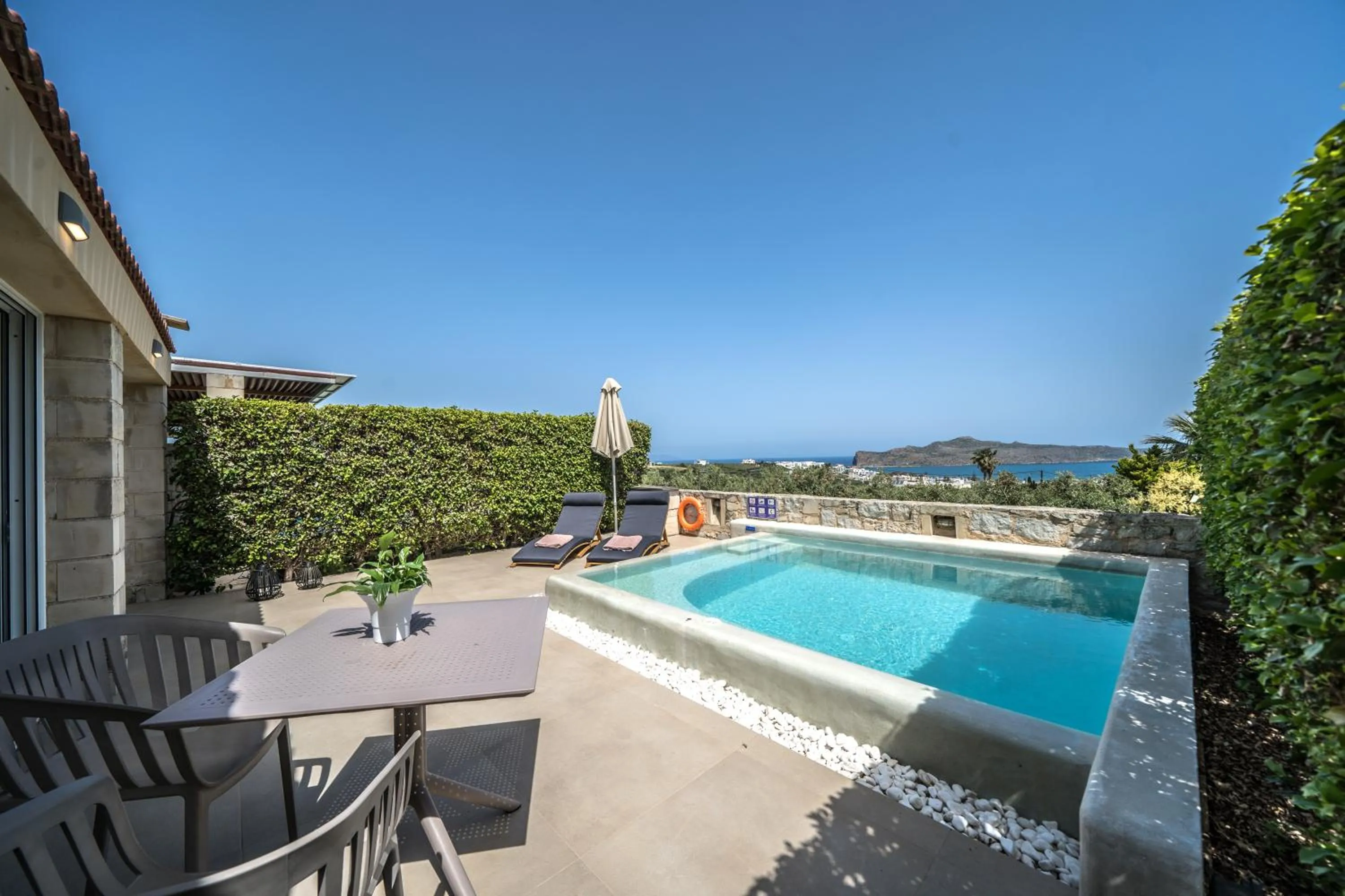 Swimming pool in Lofos Village Chania