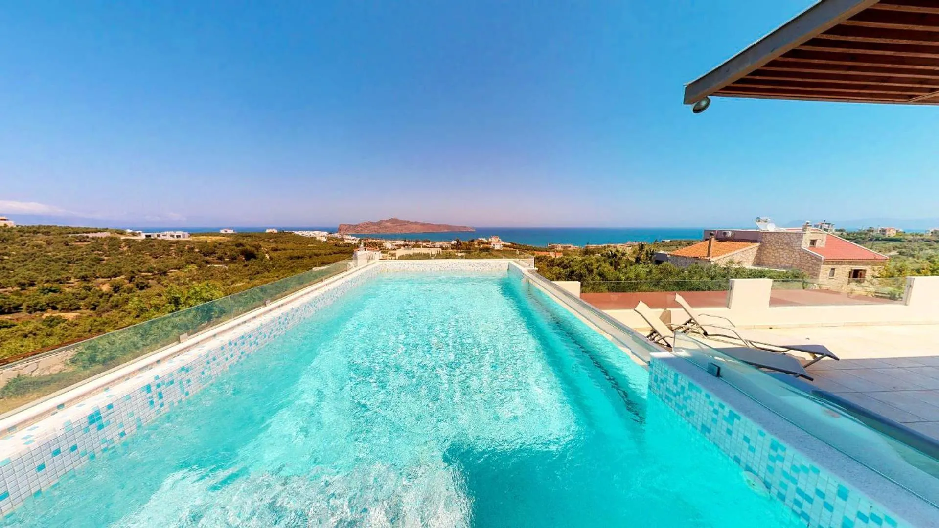 Swimming pool in Lofos Village Chania